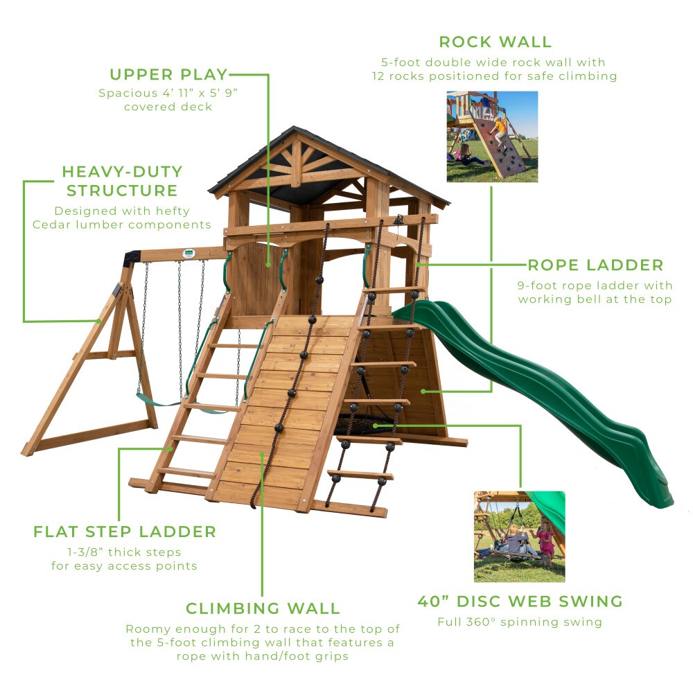 Backyard Discovery 2200104COM Wood-Playset-Kits - View #4