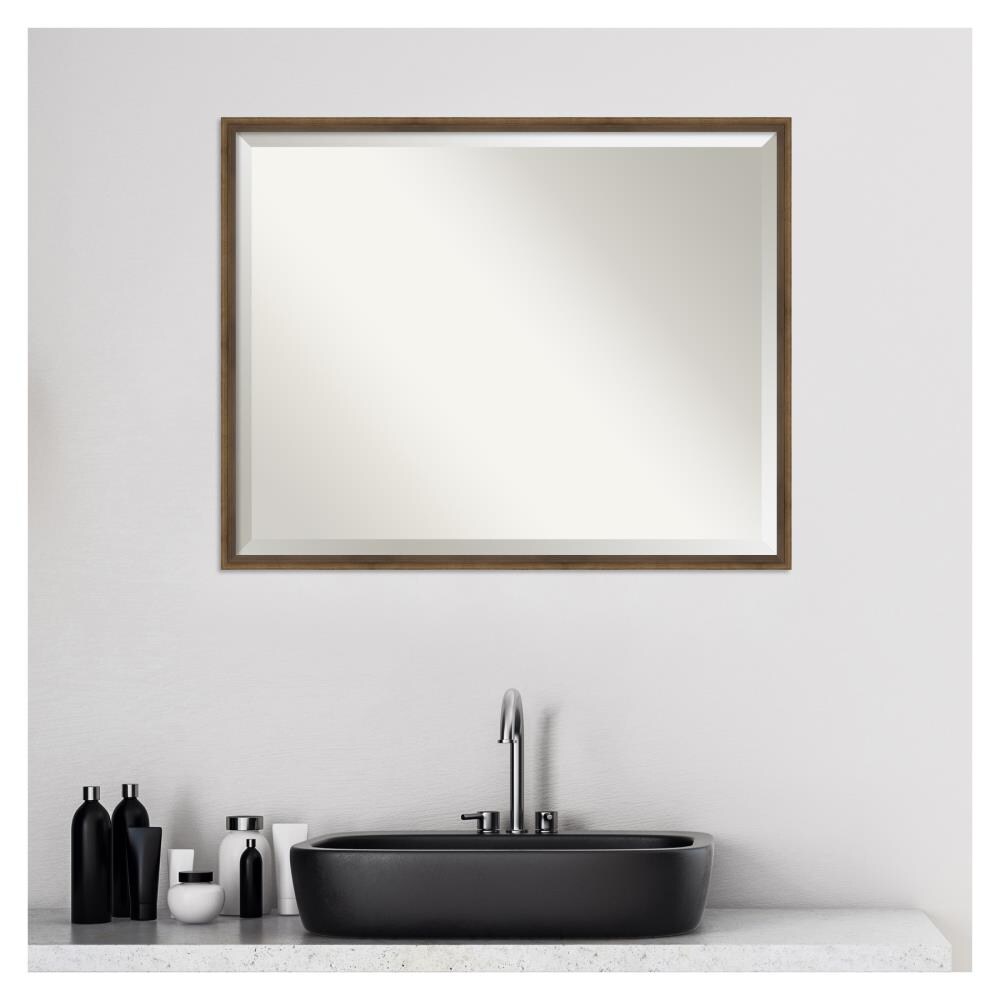 Amanti Art Lucie Light Bronze Frame Collection 29-in x 22-in Lucie ...