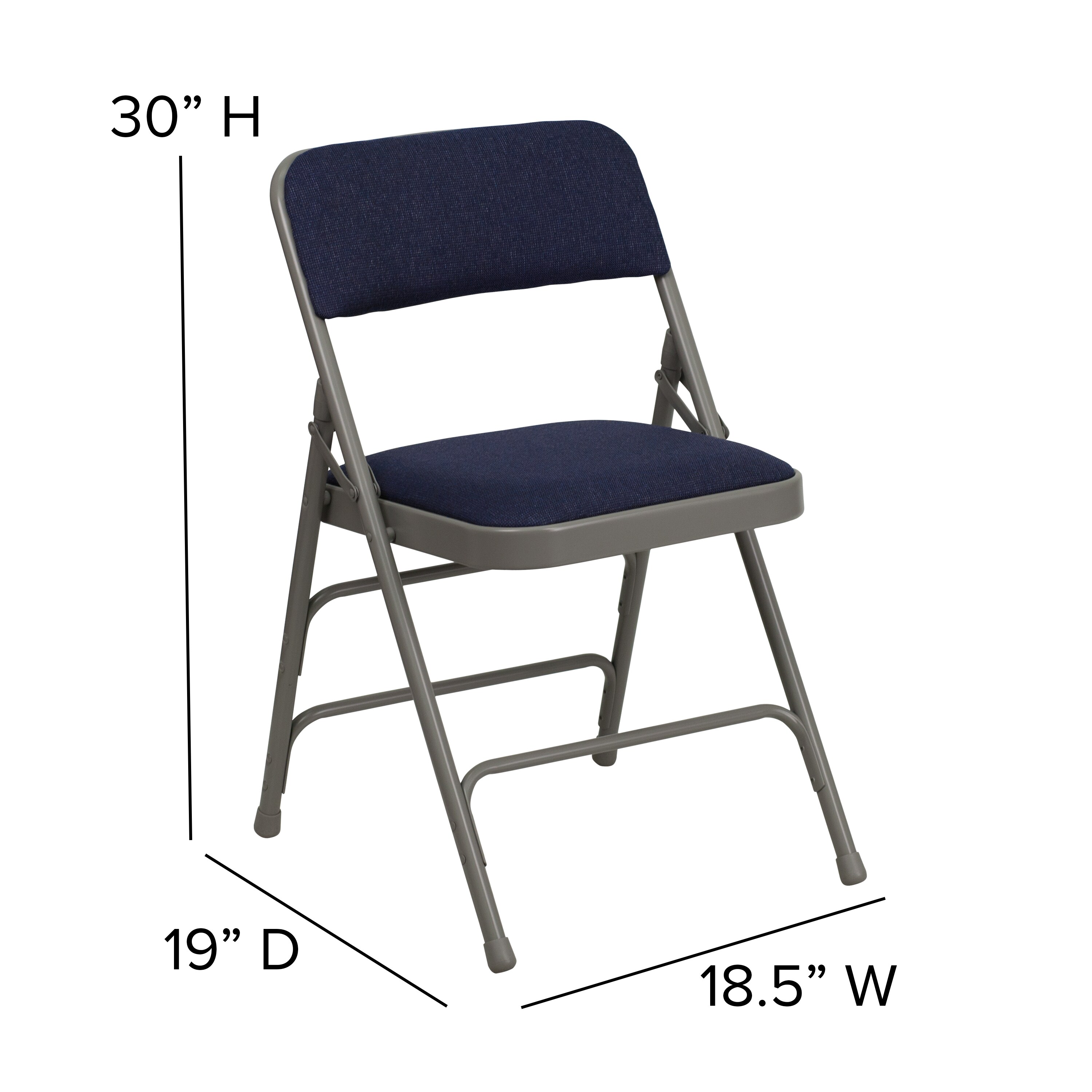 folding chair blue