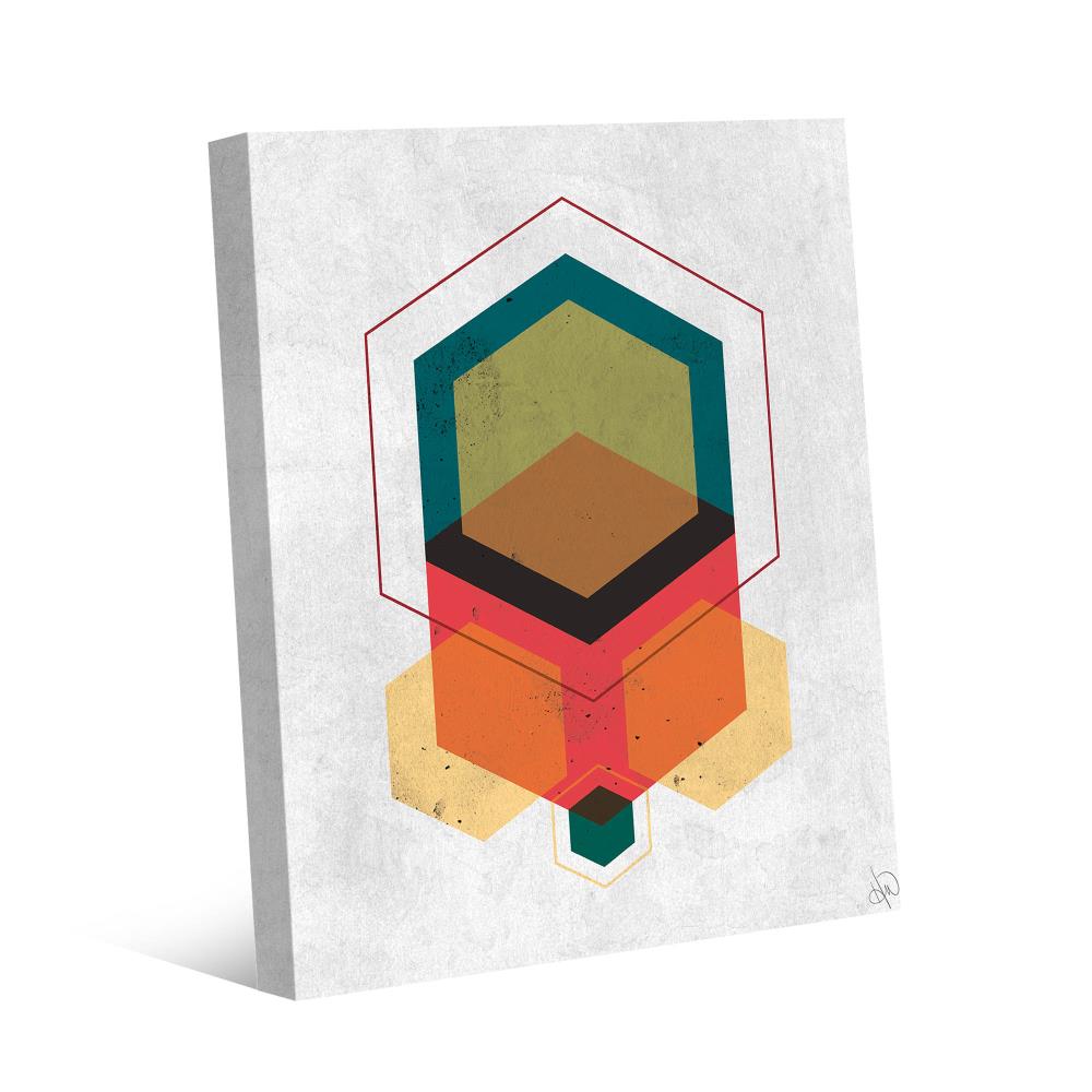 Creative Gallery RET000786CAN11X14TX Retro Hive Green 14-in H x 11-in W Vintage/Retro Print on Canvas