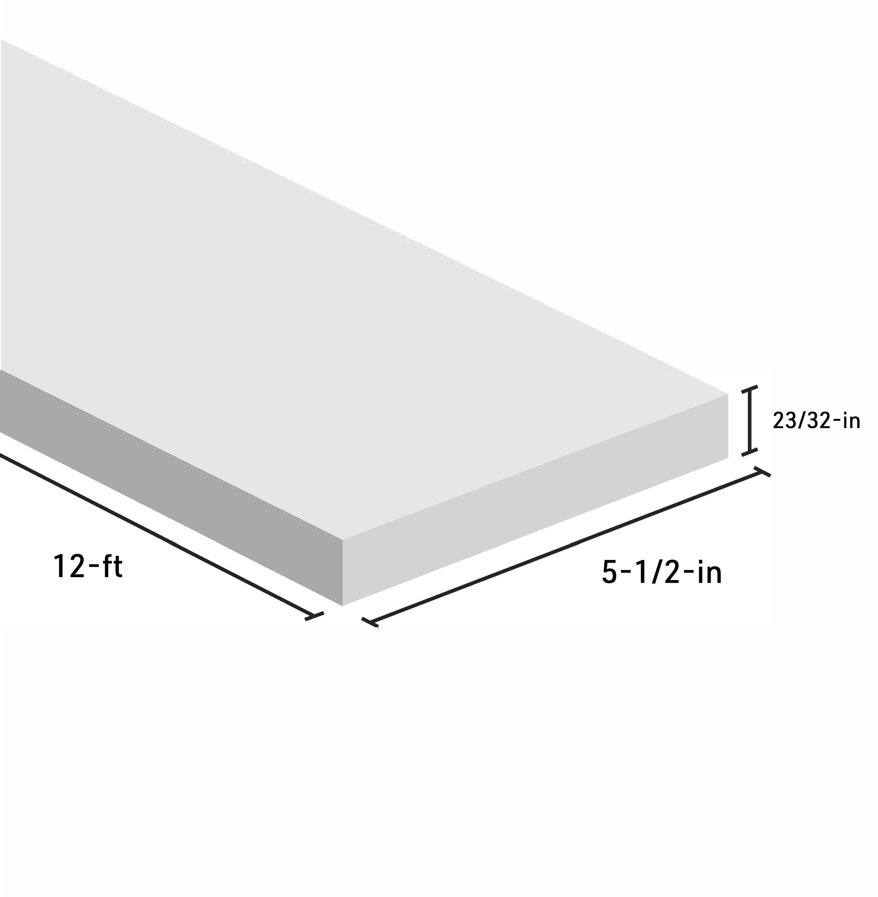 TruTrim 1-in x 6-in x 12-ft Primed Pine Board in the Appearance Boards ...