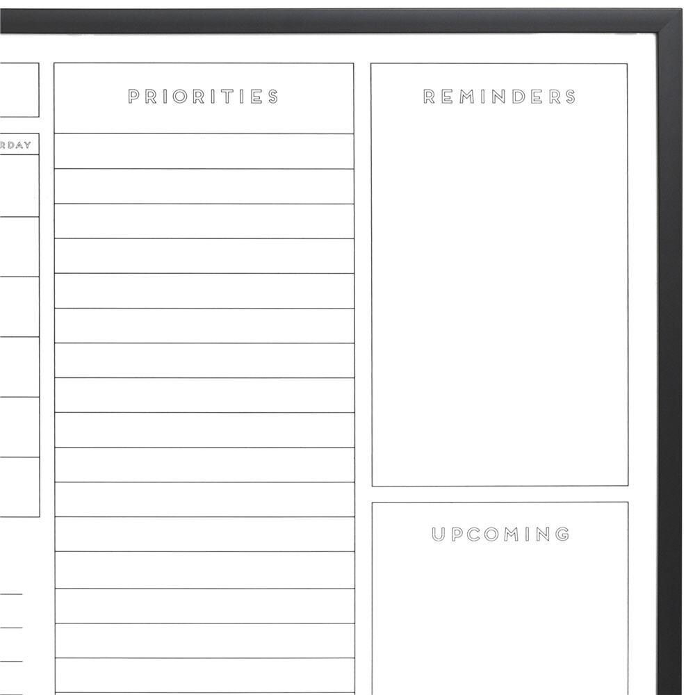 Sheffield Home OH3931 BLK Dry-Erase-Bulletin-Boards - View #3