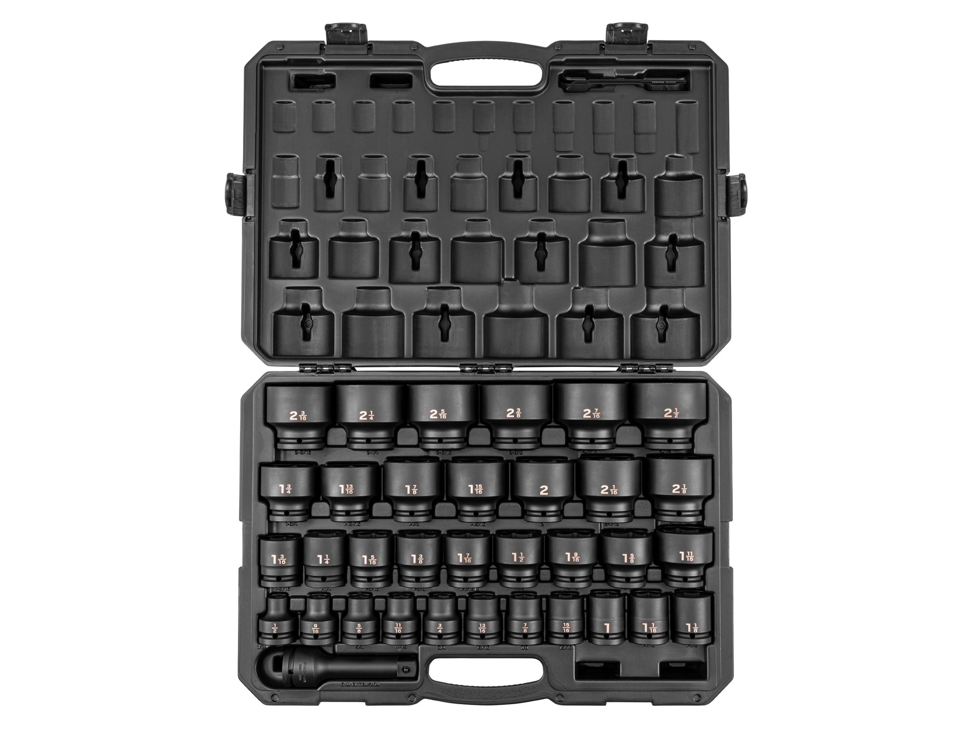 TEKTON SID93407 35 -Piece Standard (SAE) 3/4-in Drive Set 6-point Impact Socket Set