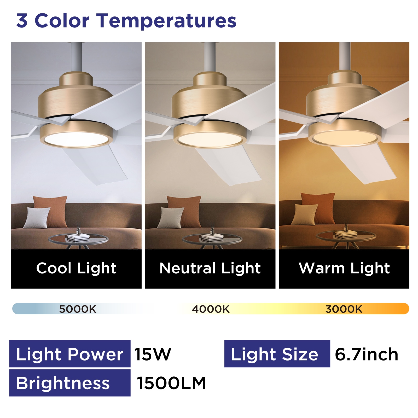 TALOYA TLY-WF-WG-D52 Ceiling-Fans - View #3