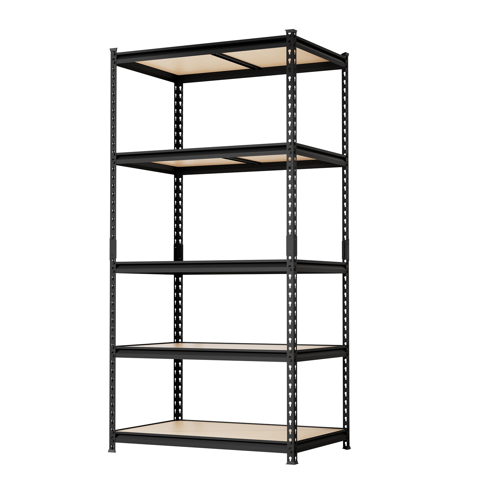Garvee 5 Tier Storage Shelving Unit for Garage 3000 Lbs Adjustable Storage Shelves Heavy Duty Metal Storage Utility Racks Shelf Unit For Kitchen Pantry Basement Bathroom