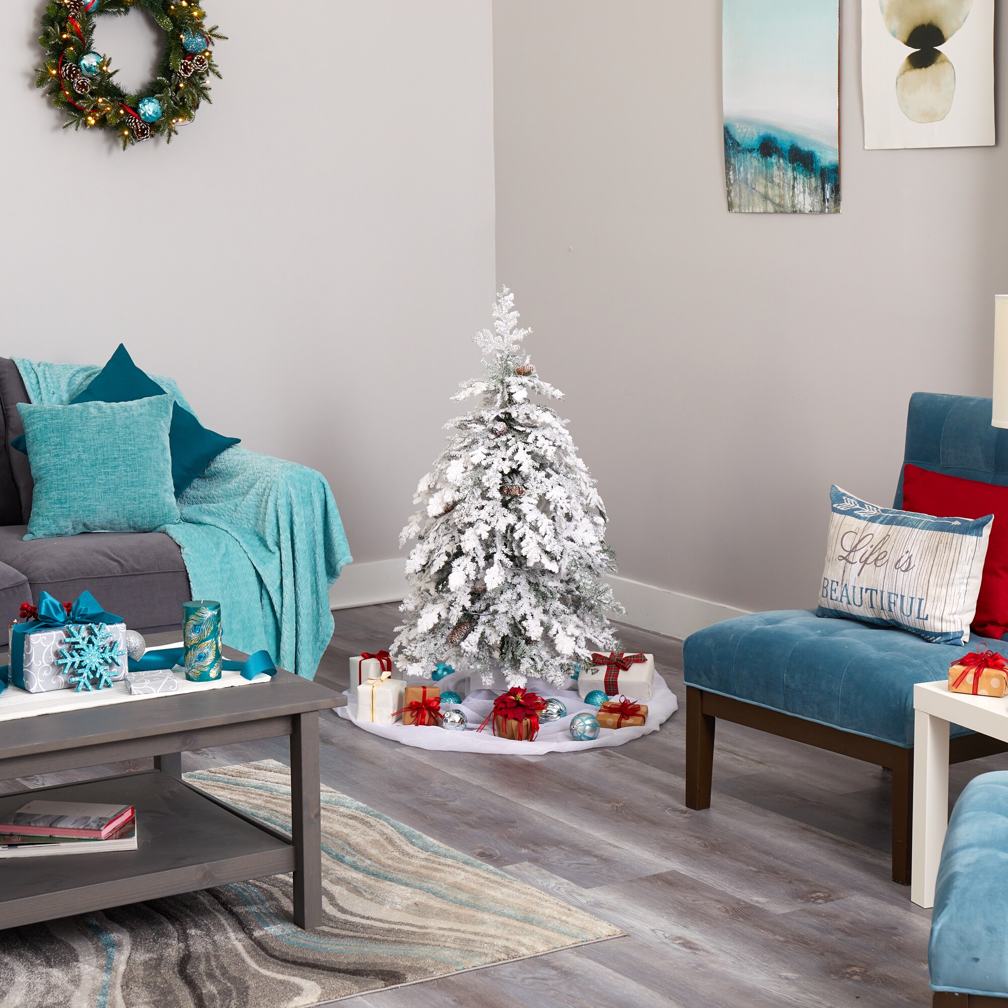 Nearly Natural T1792 Artificial-Christmas-Trees - View #8