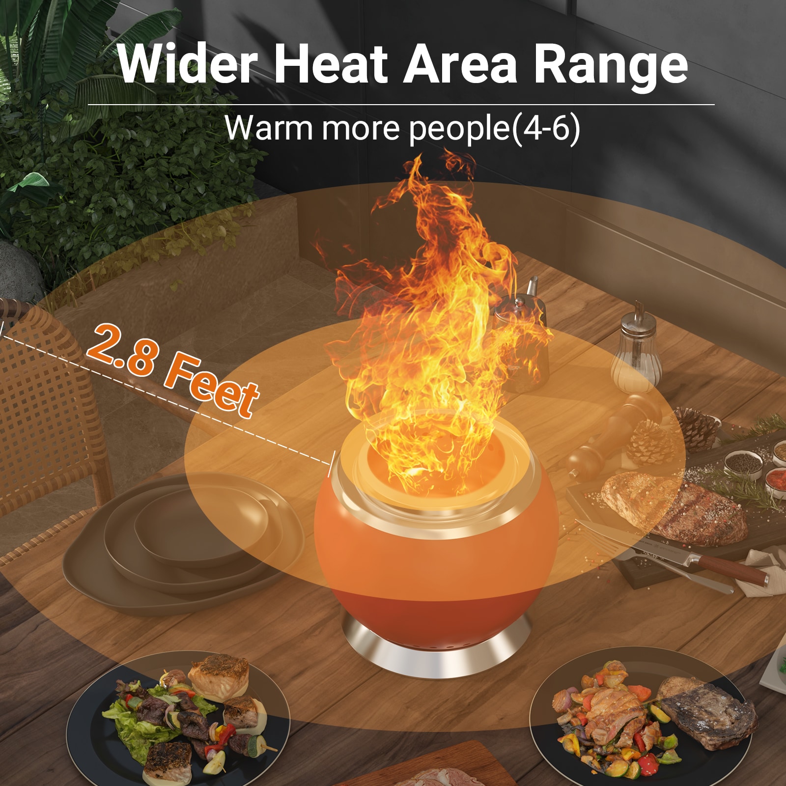 Runesay TABFIRP-01 Outdoor-Woodburning-Firepits - View #4