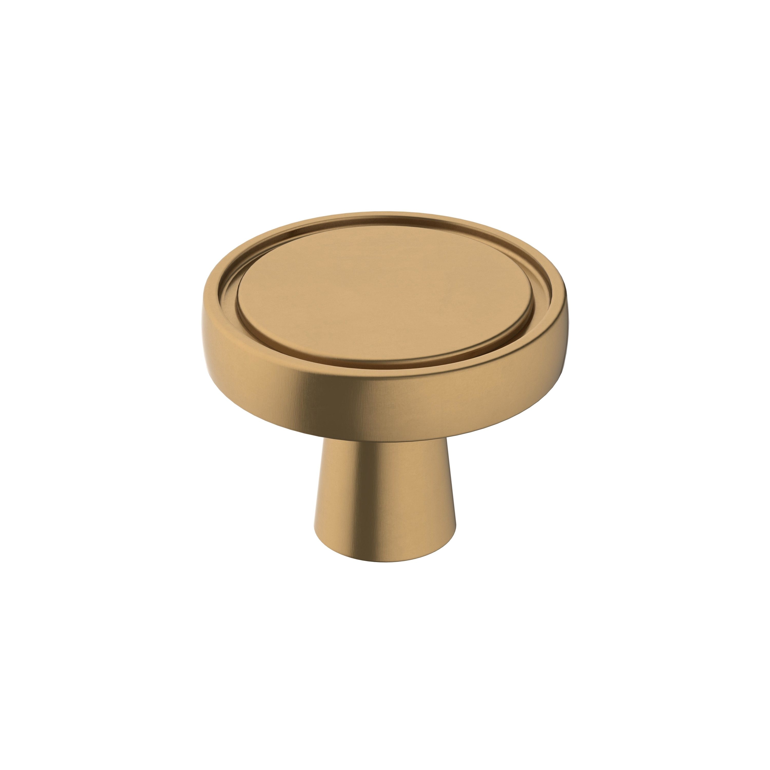 Amerock Destine 1-3/8-in Champagne Bronze Round Contemporary Cabinet Knob  in the Cabinet Knobs department at