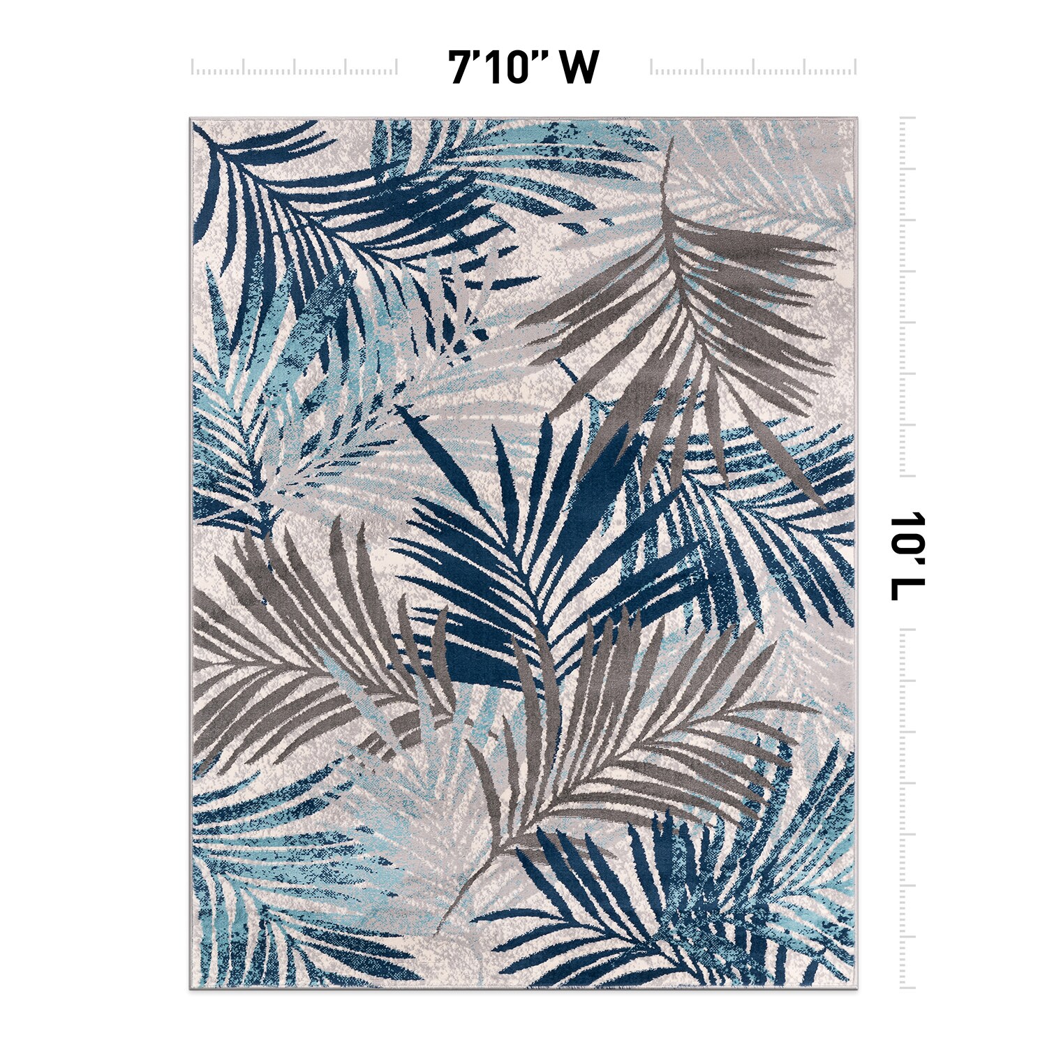 World Rug Gallery 4052BLUE8X10 rugs - View #2