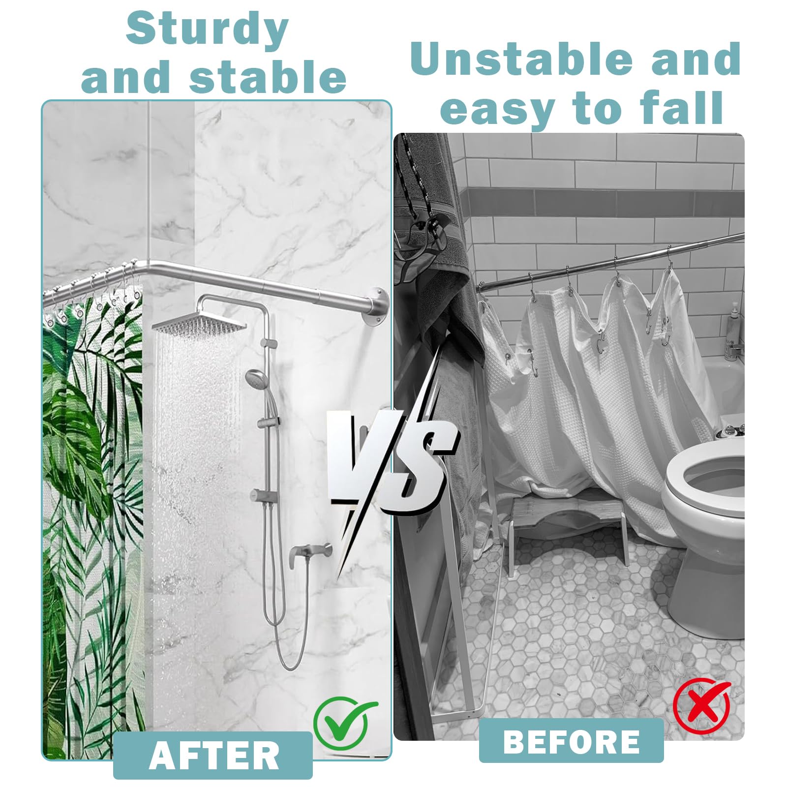 Aoibox LABGRG0R Shower-Rod-Parts - View #3