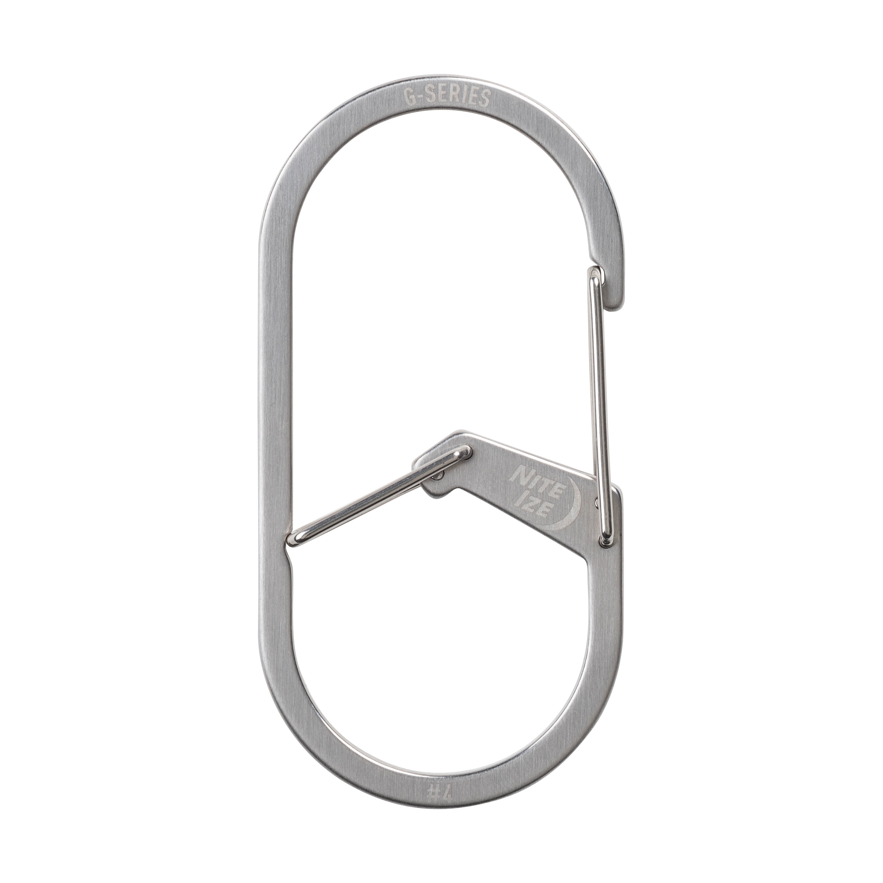 Nite Ize G-Series Dual Chamber Carabiner #4 - Stainless Steel