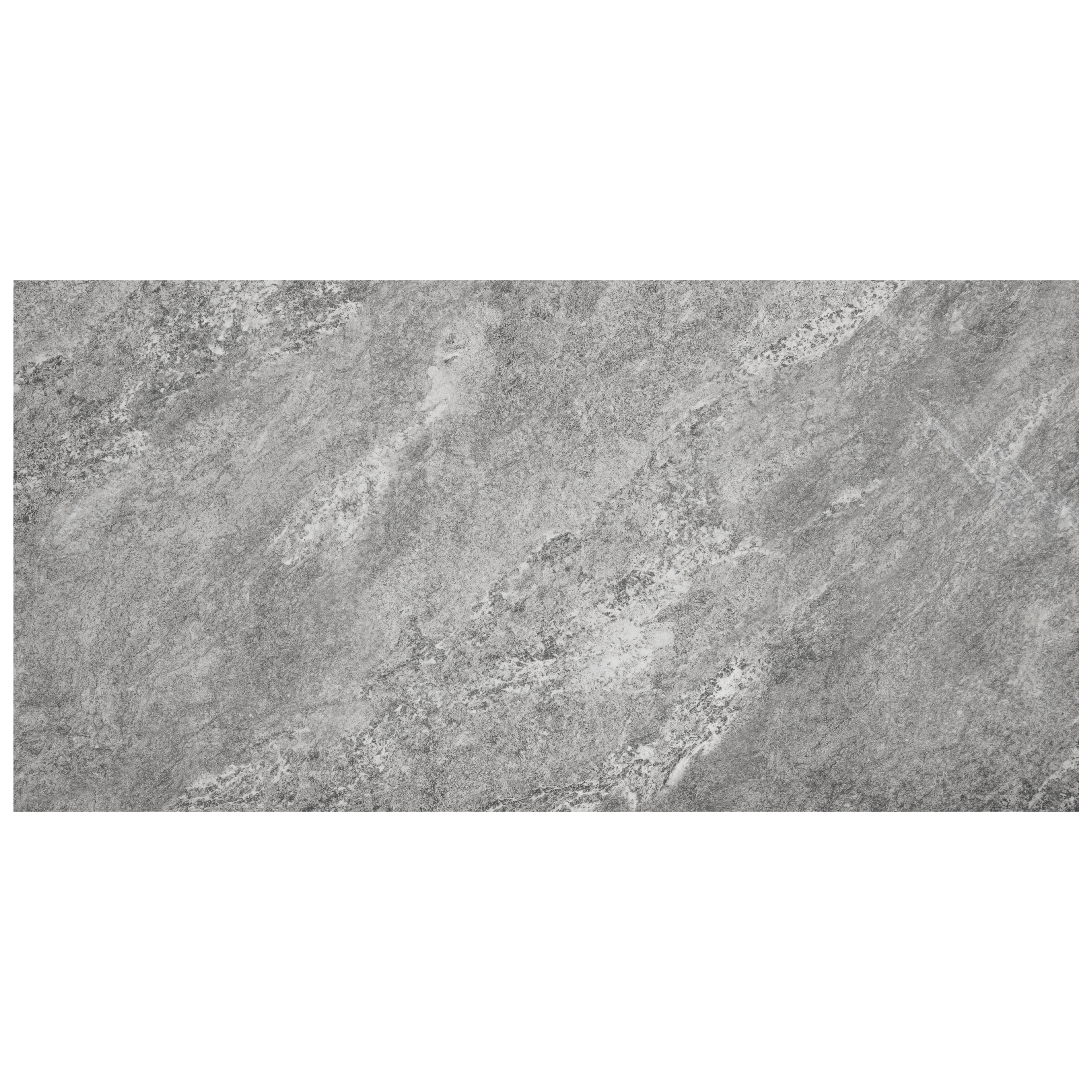 WonderLand LPAVNQUAGRA2448 24-in L x 48-in W x 0.79-in H Rectangle Gray/Matte Porcelain Paver Multi-pack