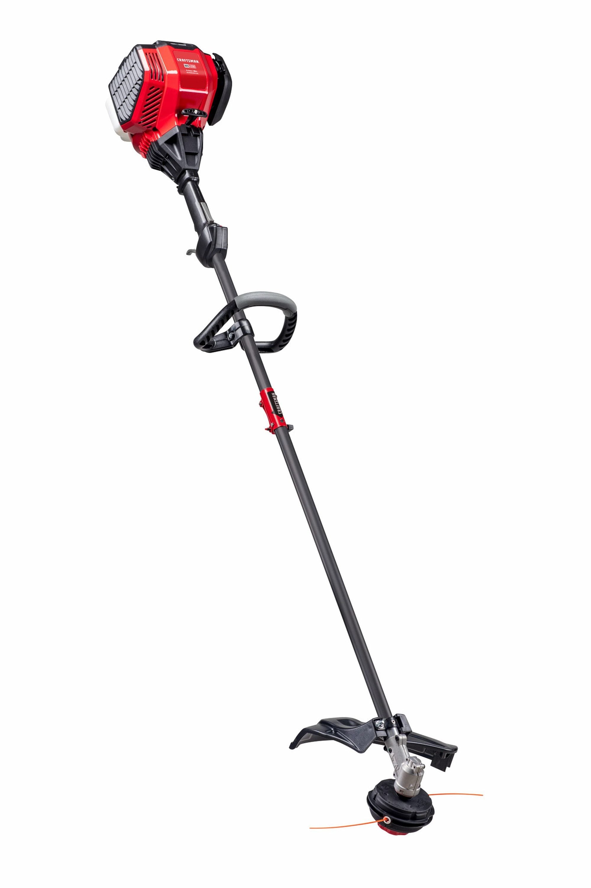 CRAFTSMAN WS4200 30-cc 4-Cycle 17-in Straight Shaft Gas String Trimmer with Attachment Capable and Edger Capable the Gas String Trimmers department at Lowes.com