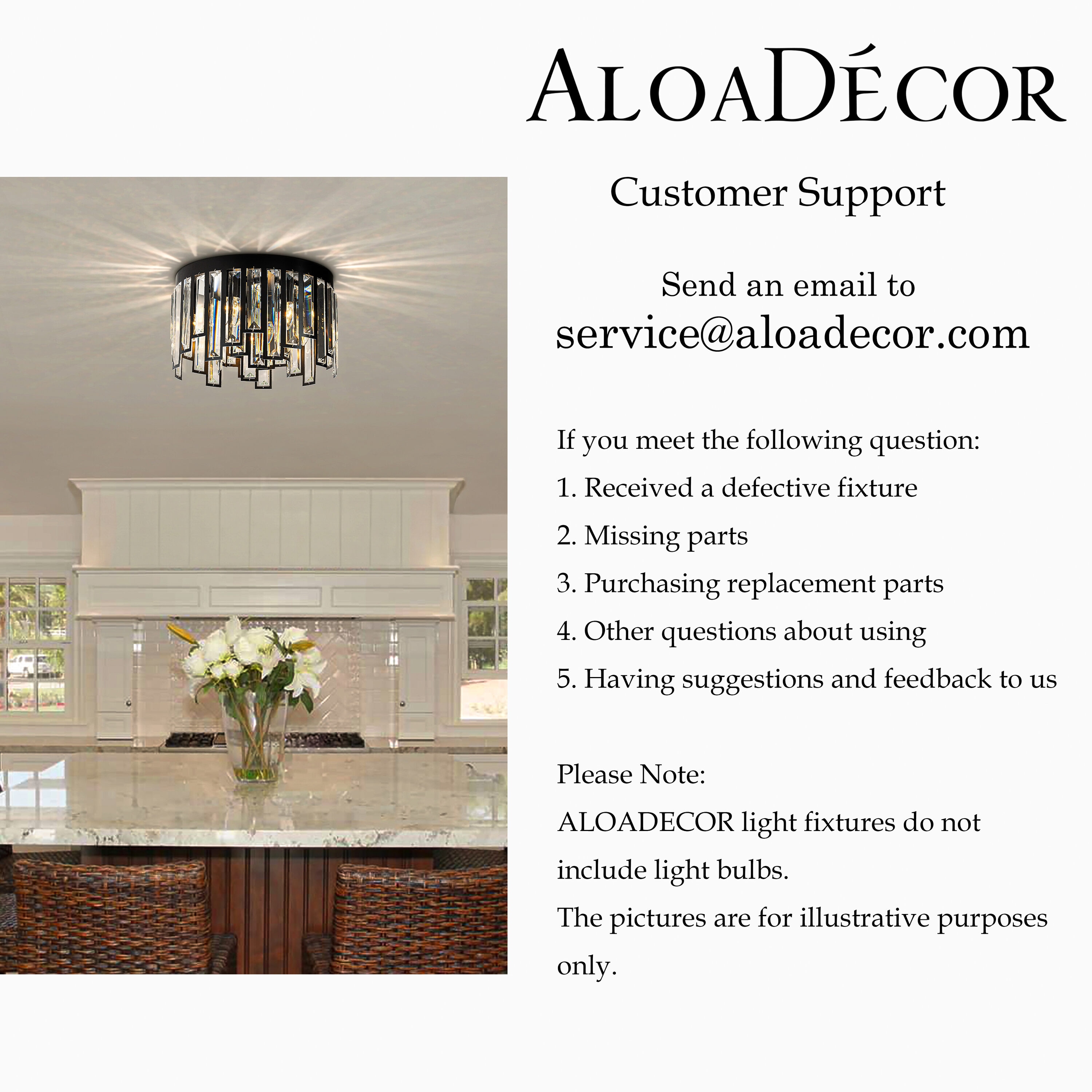 AloaDecor Lighting LC7234C40MB10A flushmounts - View #7