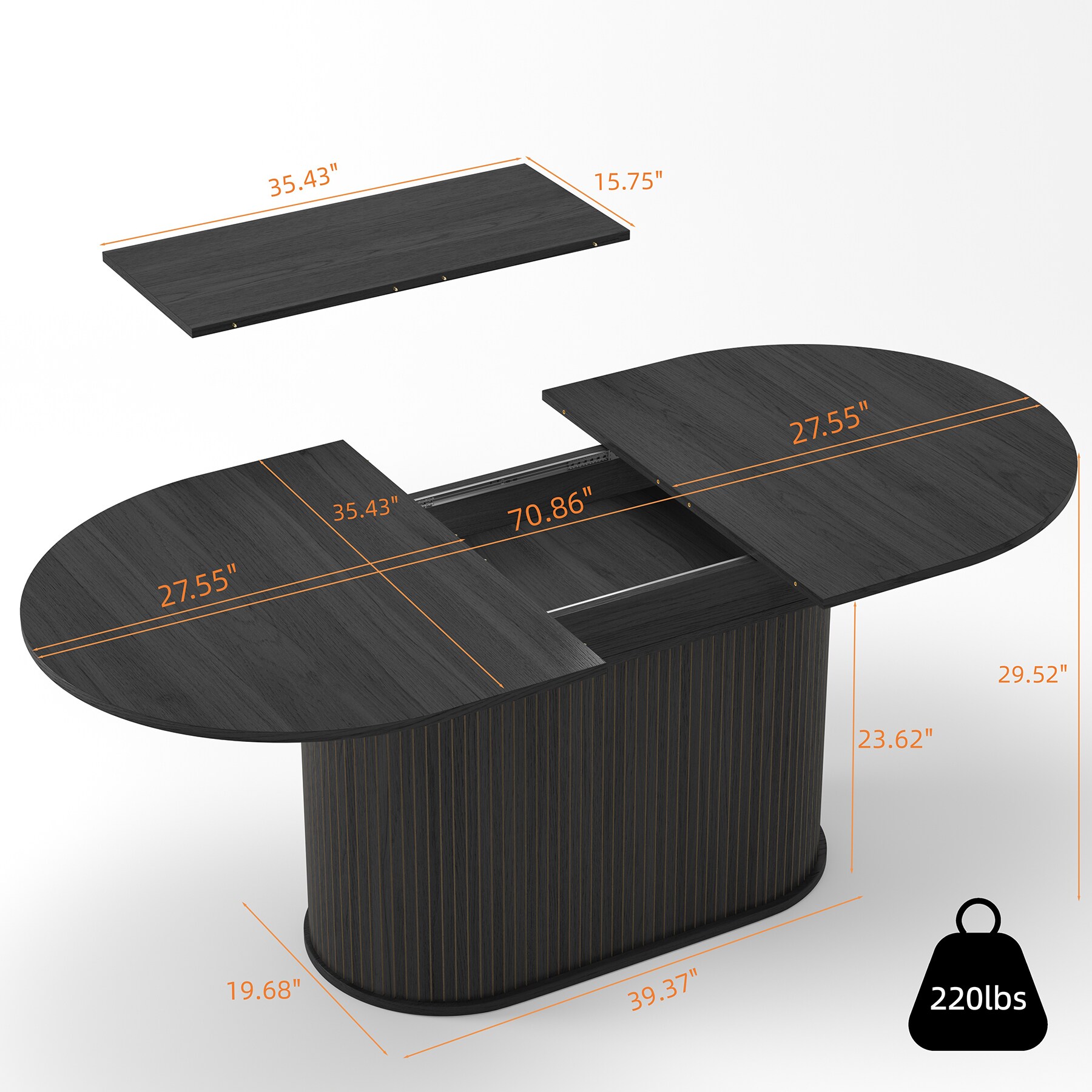 SINOFURN SYB930120GD Dining-Tables - View #3