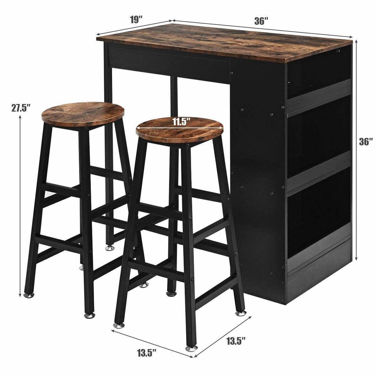 CASAINC WF-HYSN-64298BN Dining-Sets - View #2