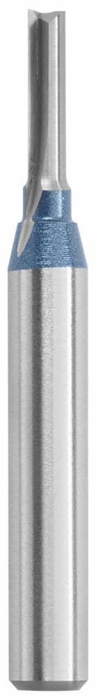 Bosch 1/8-in Solid Carbide Straight Router Bit in the Straight