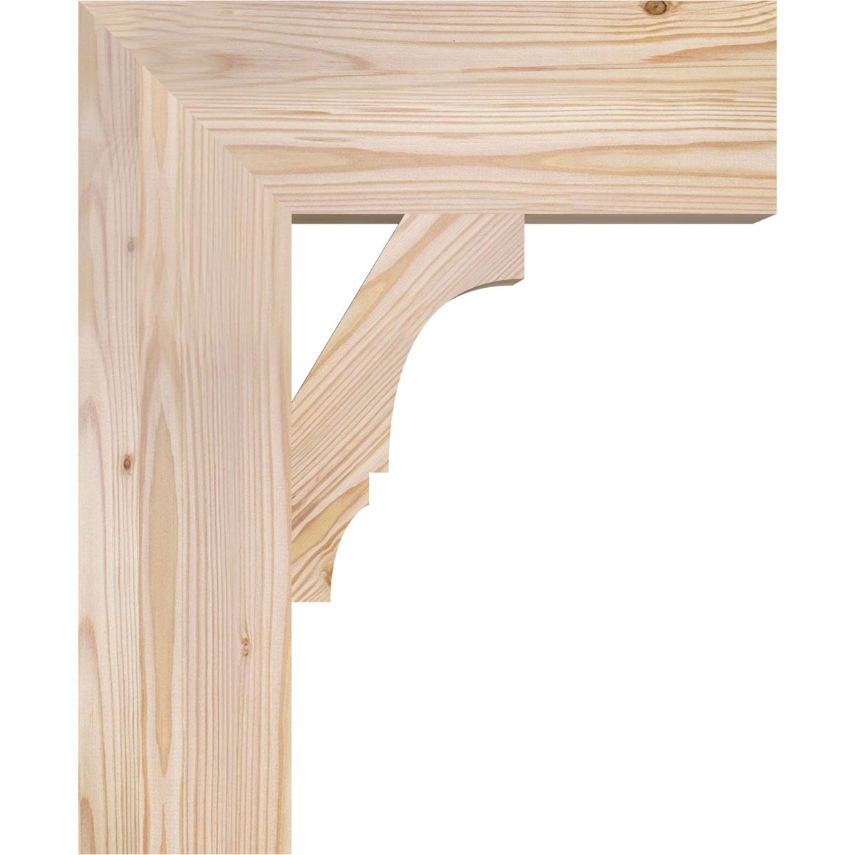 Ekena Millwork BKT06X18X22BOA05SDF Exterior-Brackets-Braces - View #3
