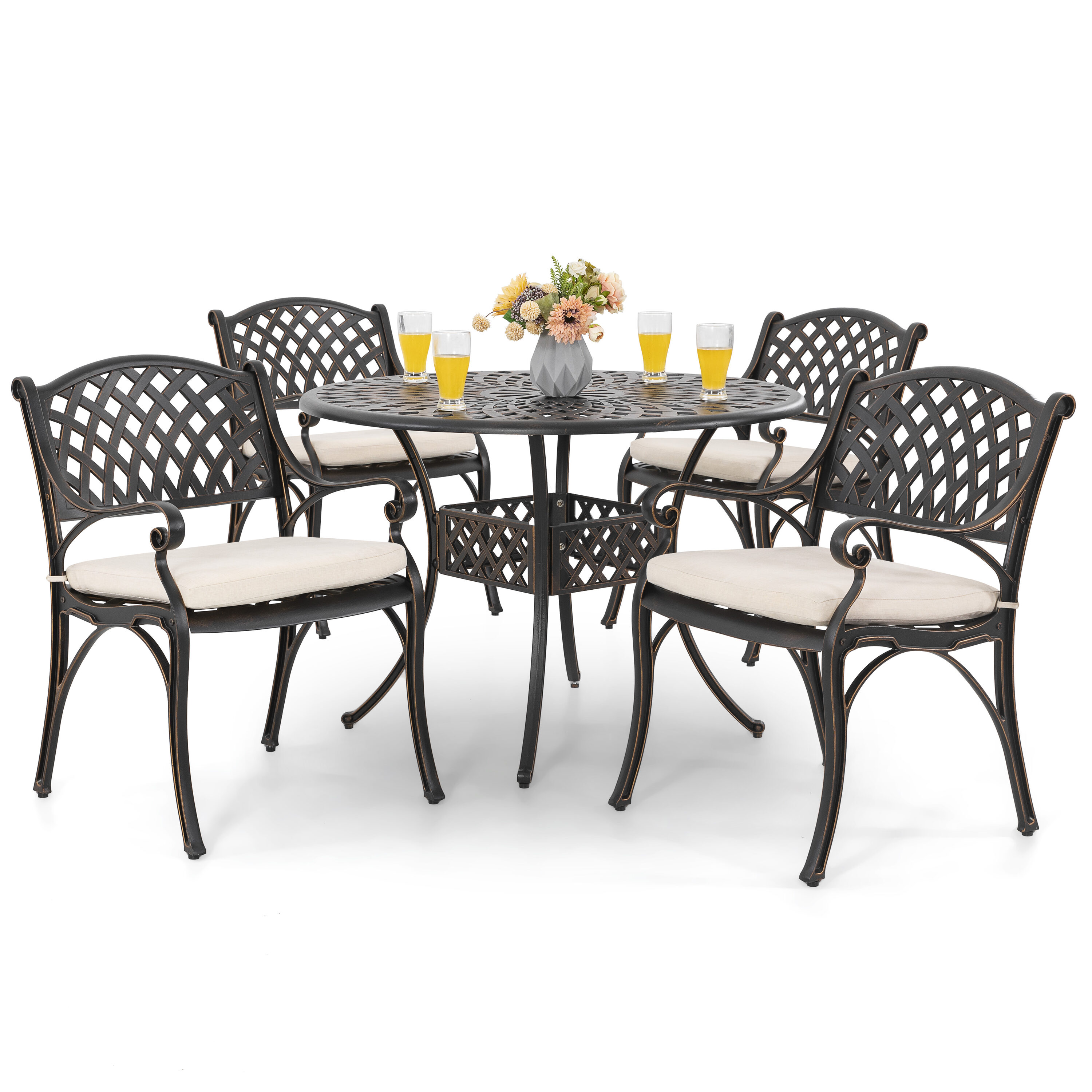 Nuu Garden SCD002-01A-0243 Patio-Dining-Sets - View #15