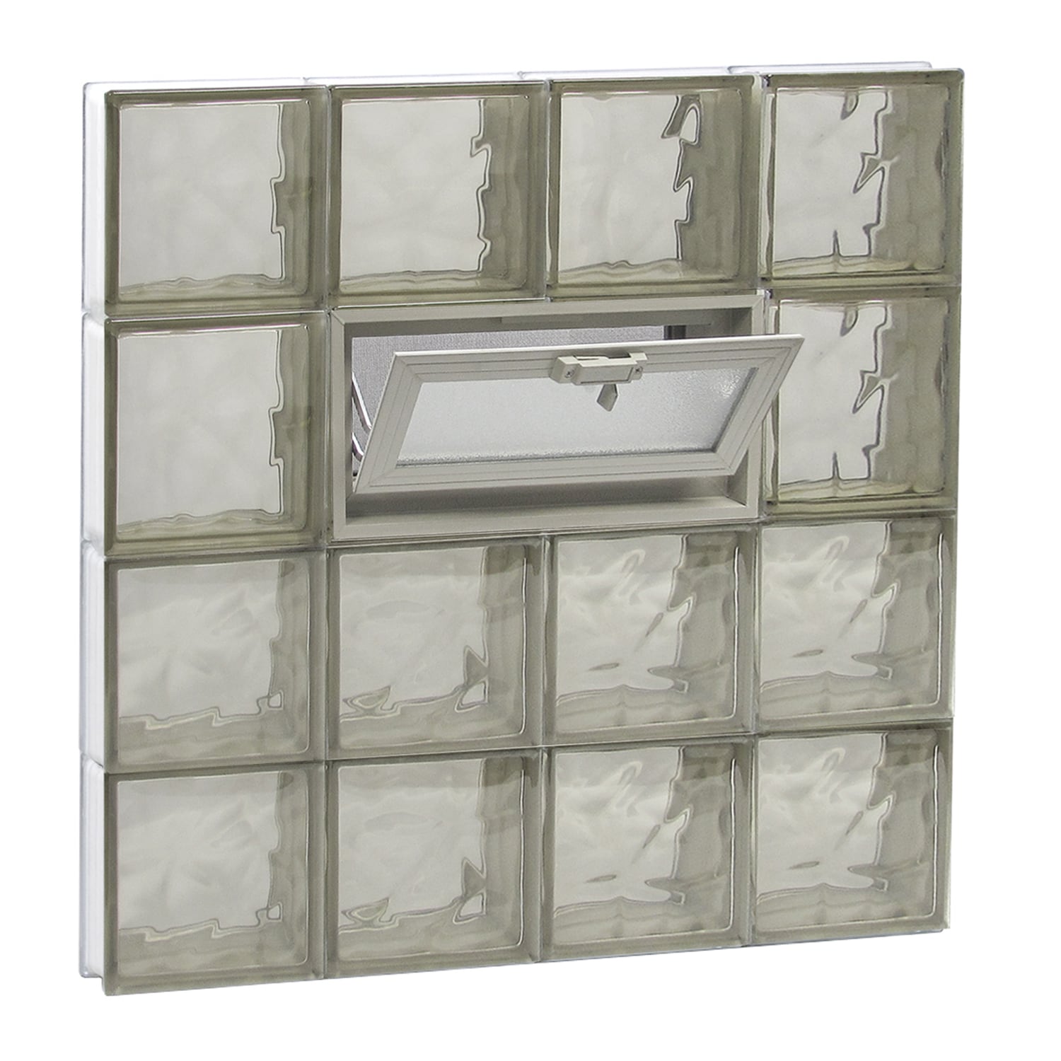 Wavy Bronze Glass Glass Block Windows At Lowes.com