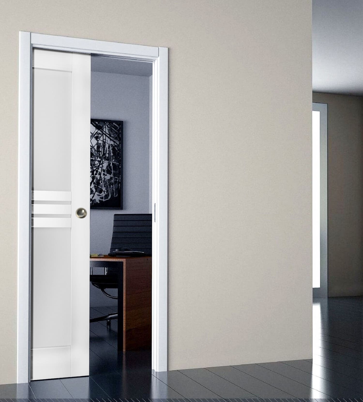 SARTODOORS MELA7222PD-WS-2884 Bifold-Sliding-Closet-Doors - View #6