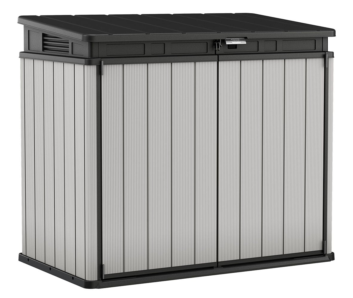 Keter 240790 5-ft x 3-ft Premier XL Gray Lean-to Resin Storage Shed (Floor Included)