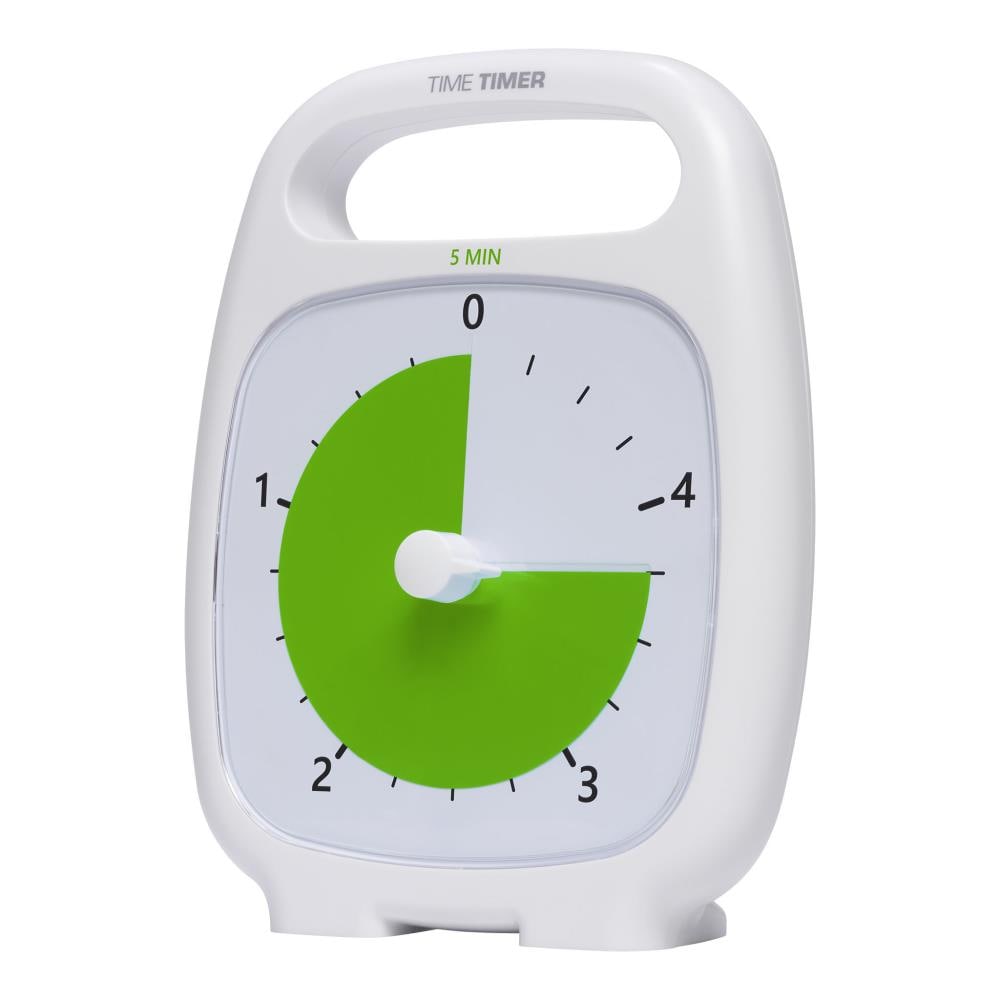 Timer PLUS 5 Minute Timer, White in the Teaching Aids department at Lowes.com