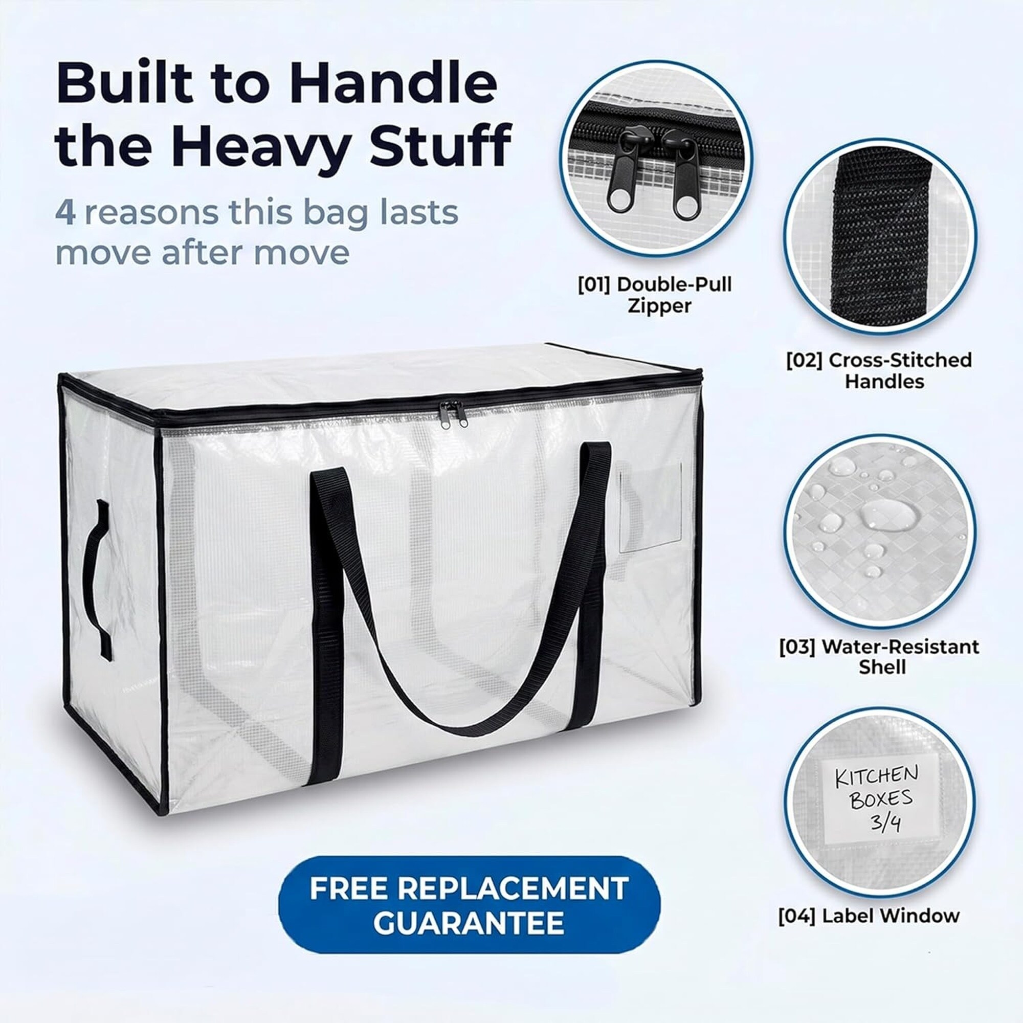 Wudkey L4-QT3I0R Plastic-Storage-Bags - View #4