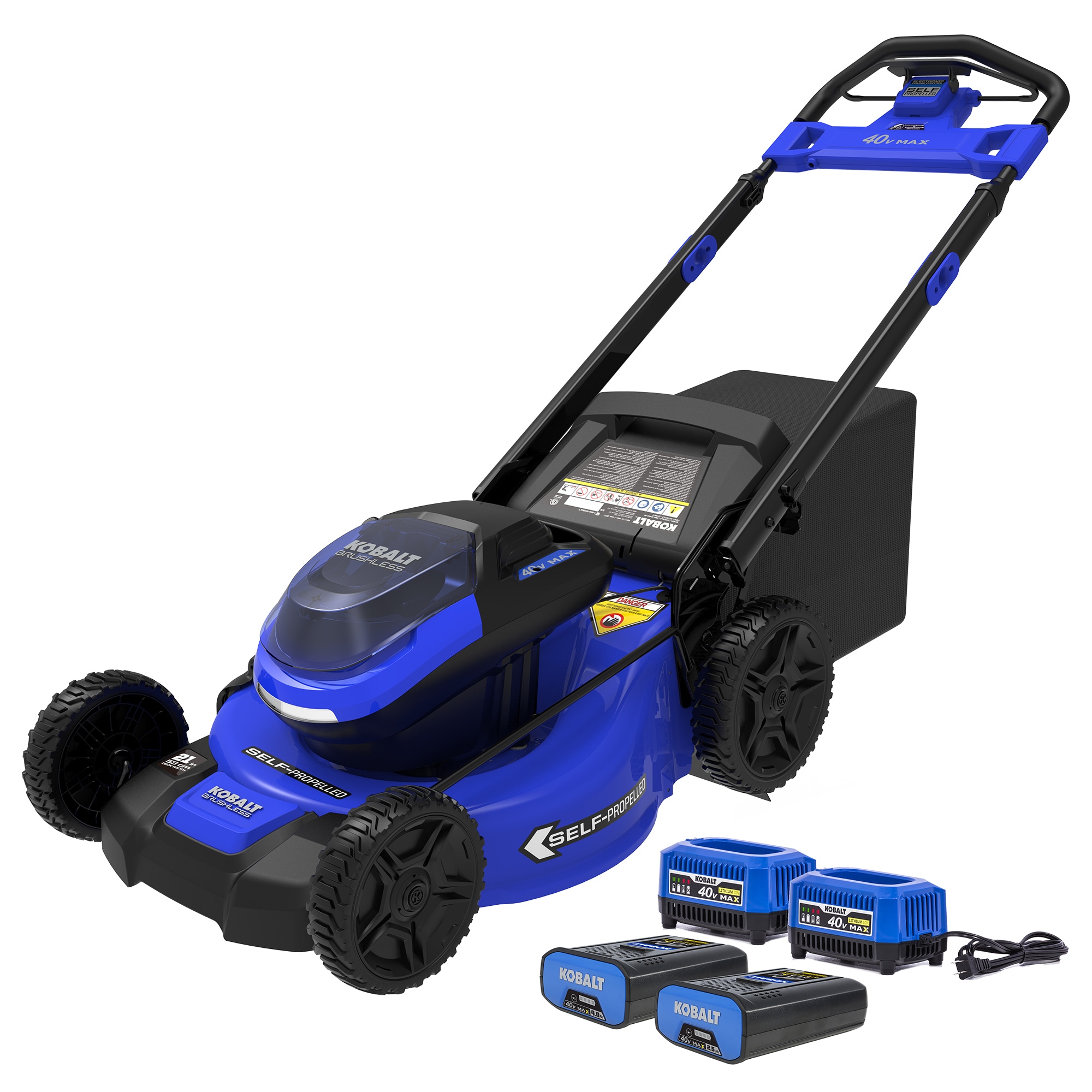 Kobalt 40volt 21in Cordless Selfpropelled Lawn Mower 4 Ah (Battery
