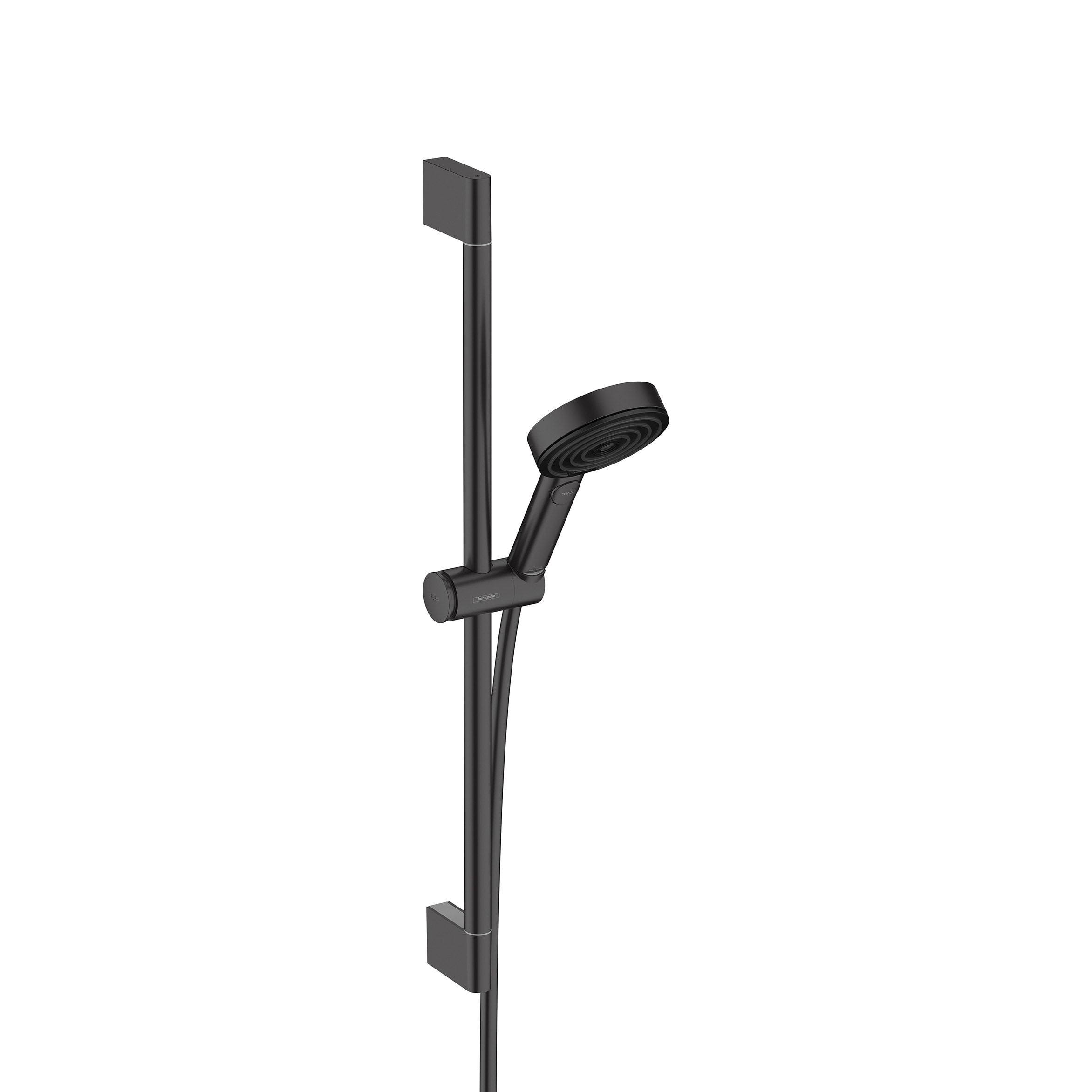 Hansgrohe 24162671 Pulsify S Wallbar Set 105 3-Jet 24-in, 1.75-GPM in Matte Black