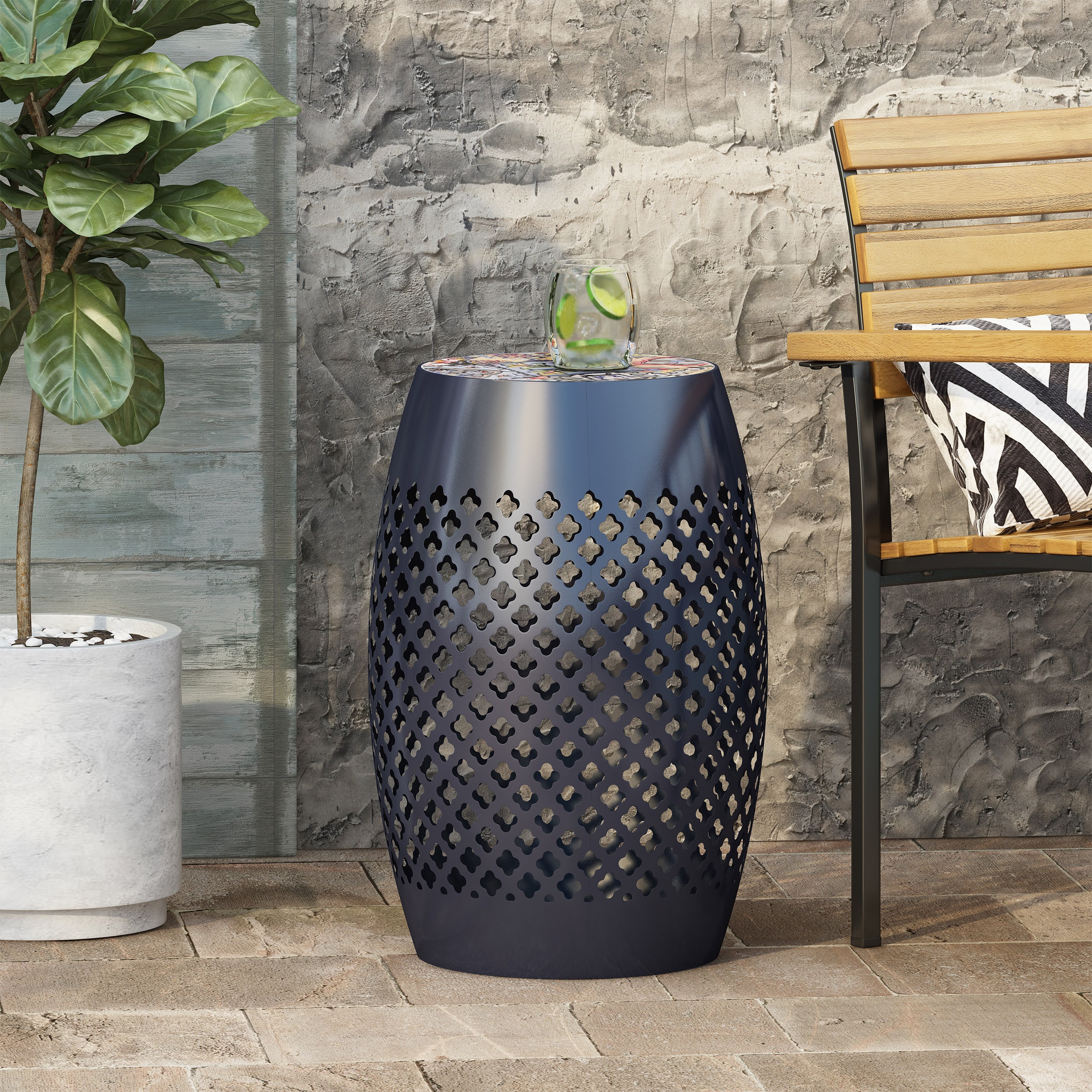 AHIOU HOME ZAAHG-70508.00DBLUGS Garden-Stools - View #4