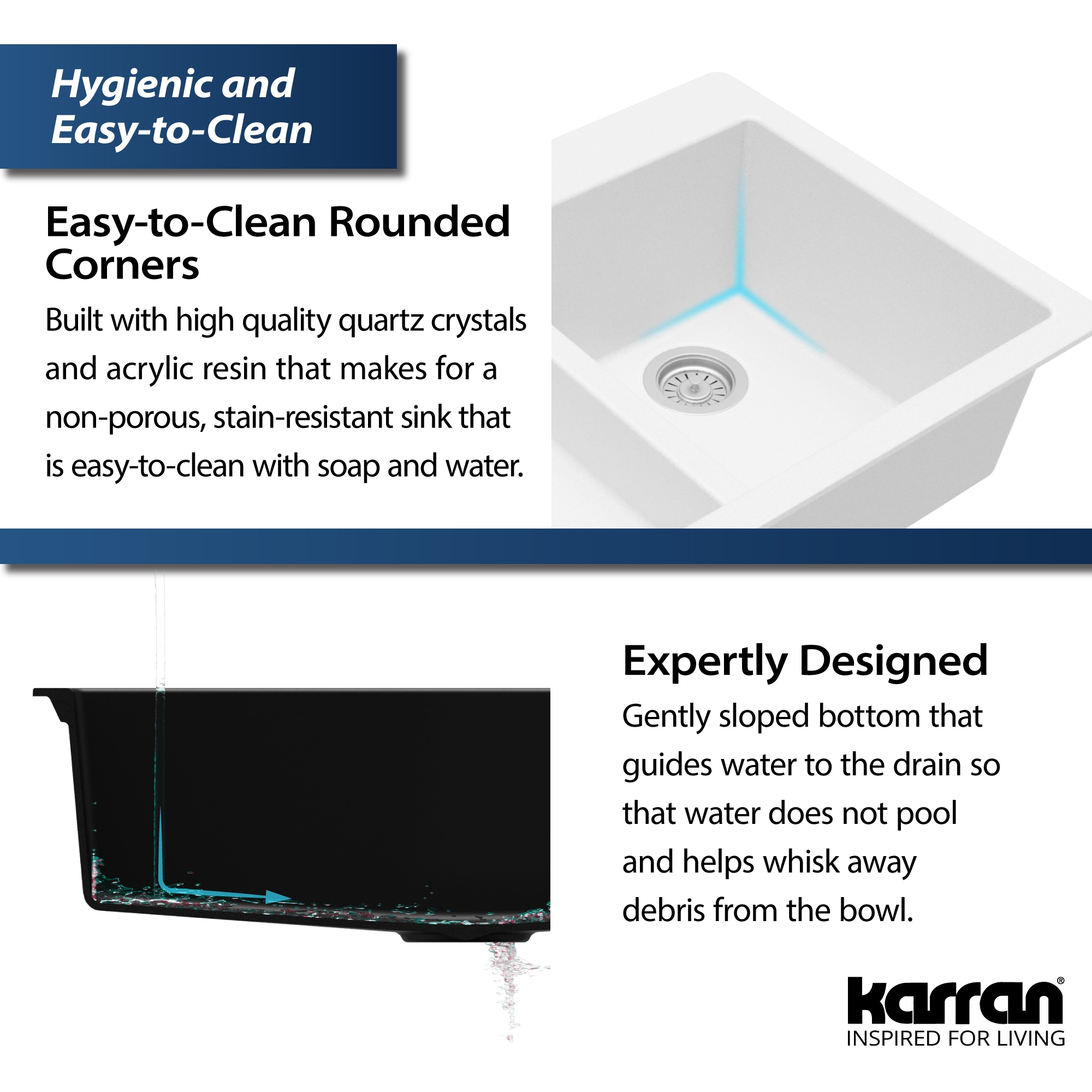 Karran QT-811-WH Kitchen-Sinks - View #9