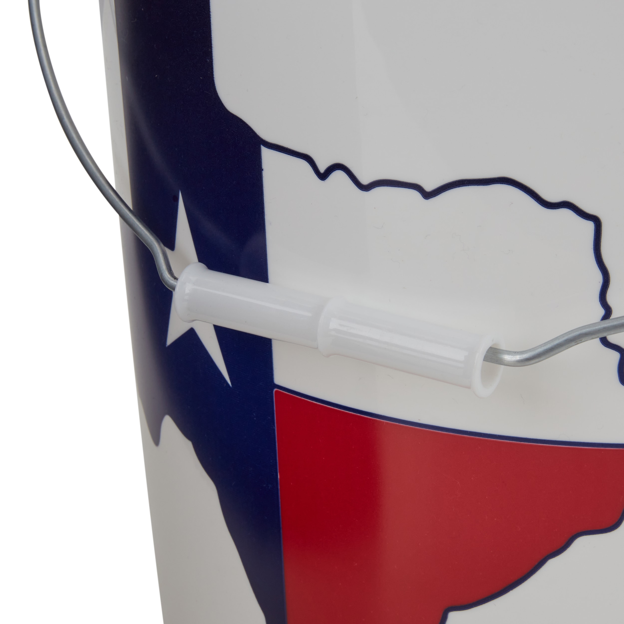 5 Gal. Texas Flag Bucket with Foam Grip
