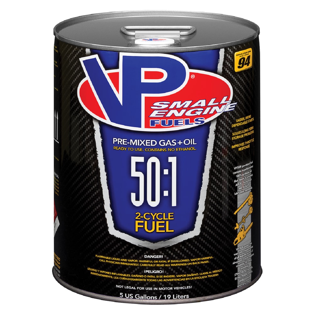 Vp Racing Fuels 501 Premixed Small Engine Fuel 5 Gallon S 500100 Ethanol Free Pre Blended 2 4304