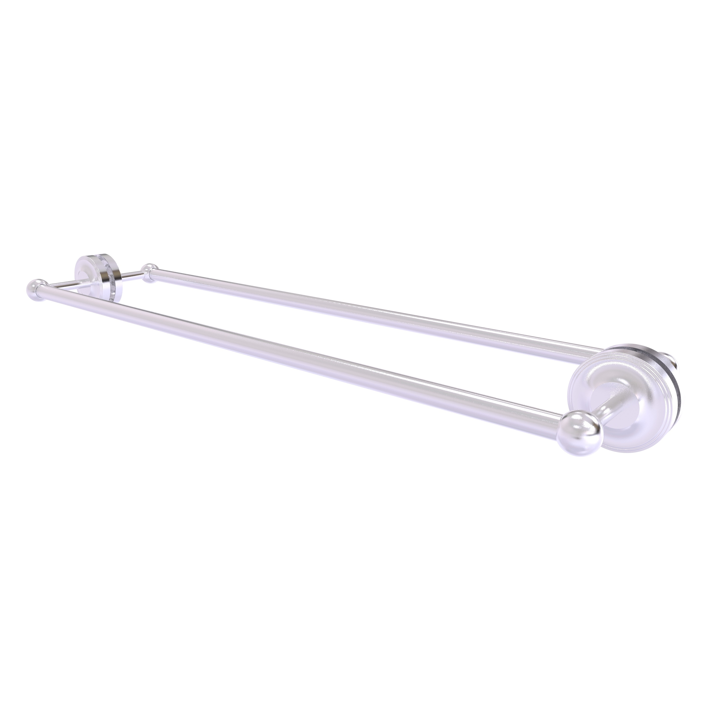 Allied Brass PR-41-BB-30-SCH Prestige Regal 30-in double Satin Chrome Wall mount Double Towel Bar