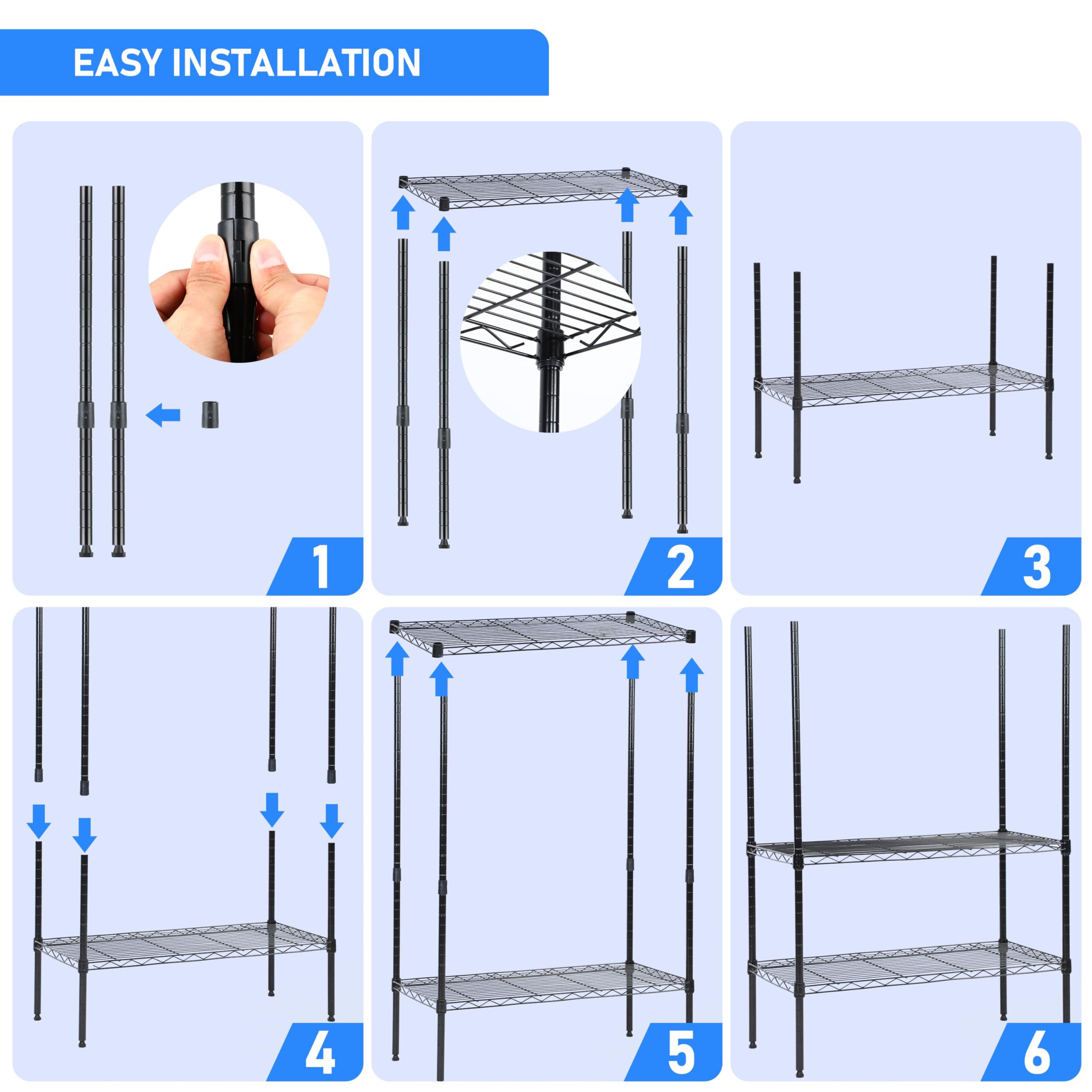Kahomvis DHS-QPHK-003C Free-Standing-Shelving - View #6