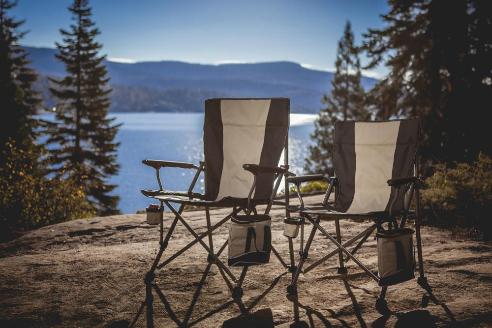 Picnic Time Black Folding Camping Chair at Lowes