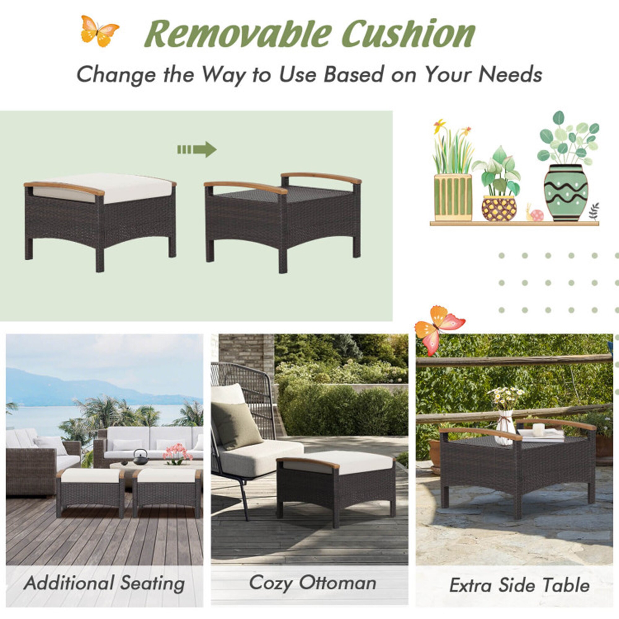 Clihome CL-WH-70512 Patio-Chairs - View #7