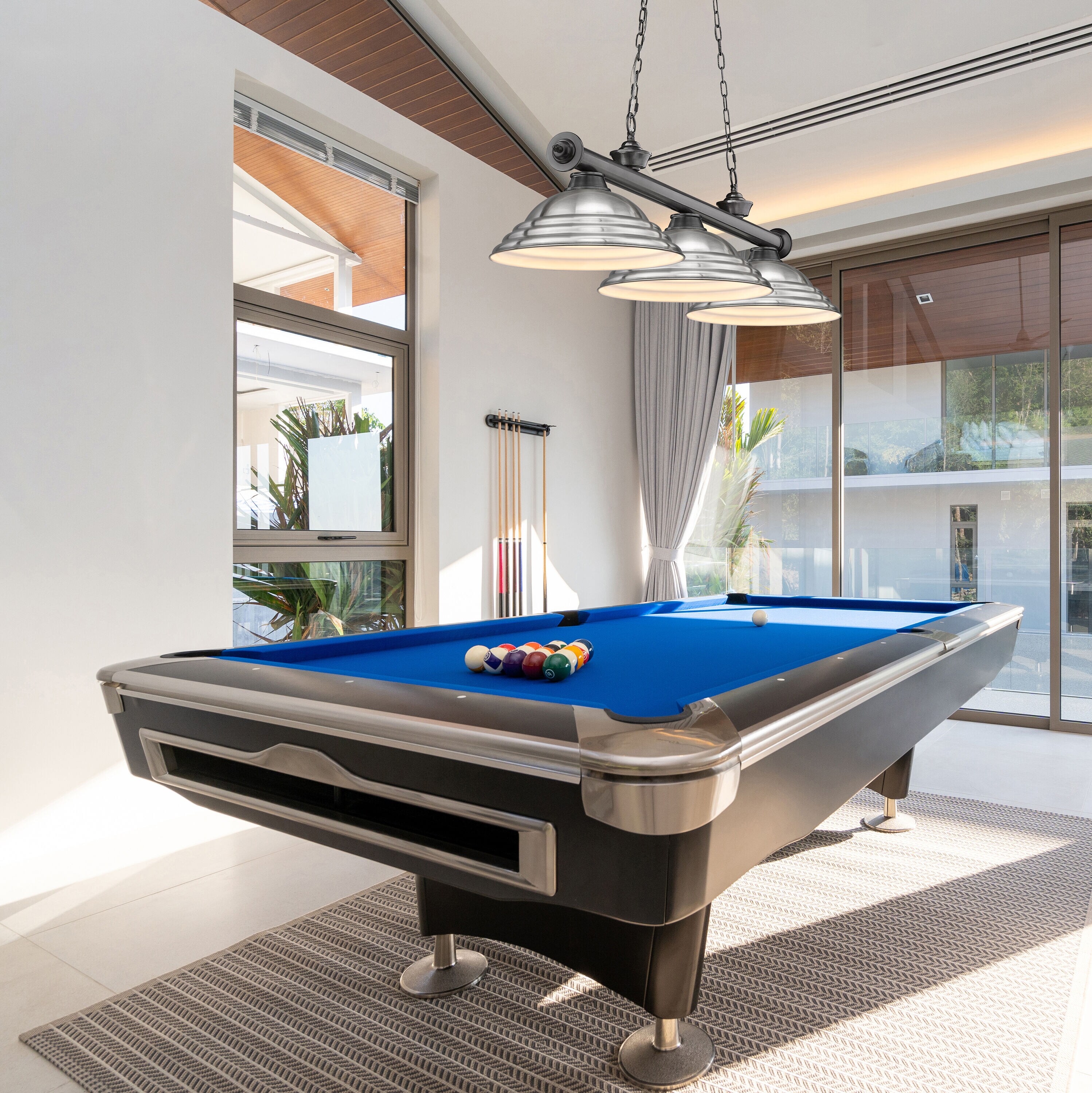Z-Lite 2306-3BP-SBN Pool-Table-Lighting - View #6