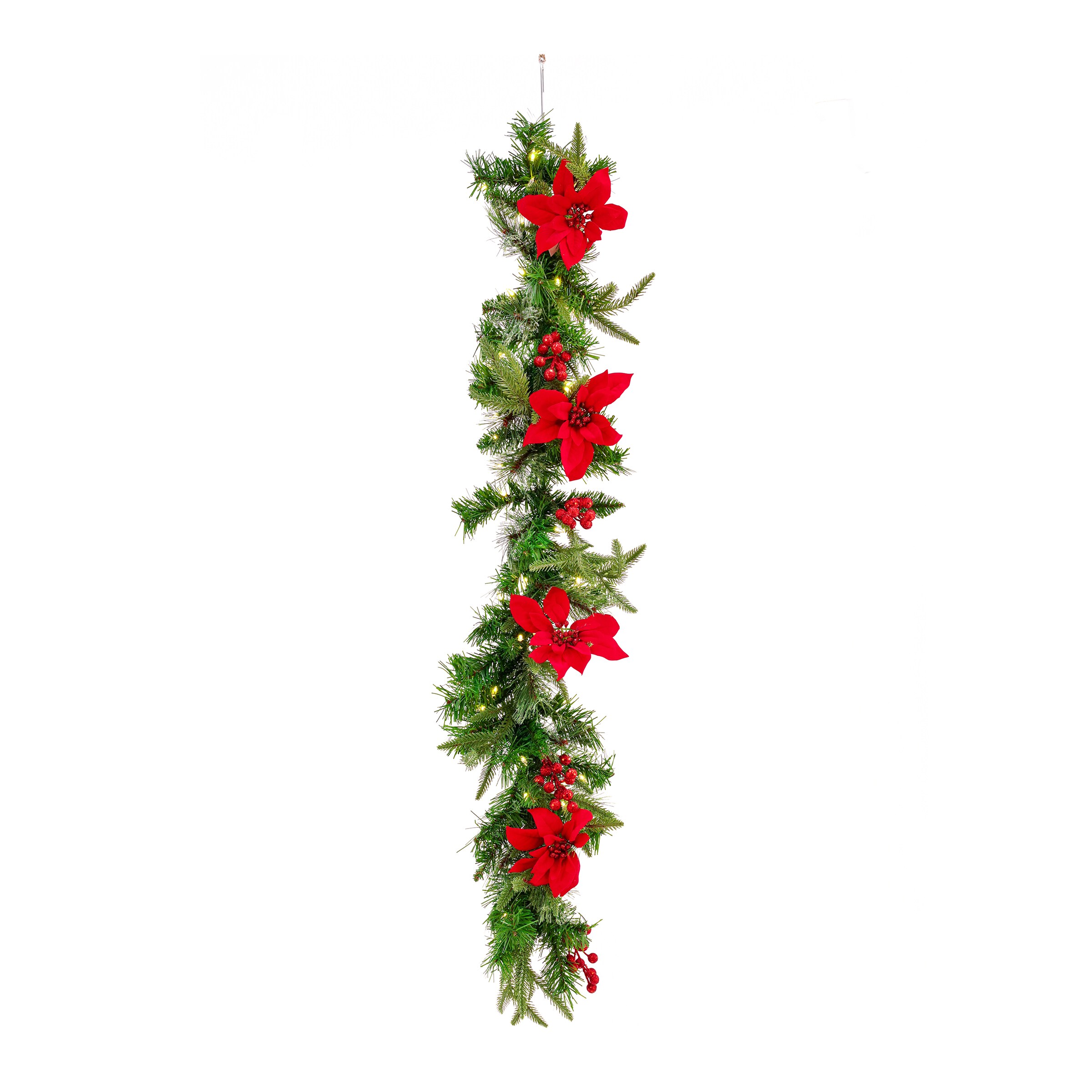 National Tree Company QPECO8-301-4A-B Artificial-Christmas-Garland - View #6