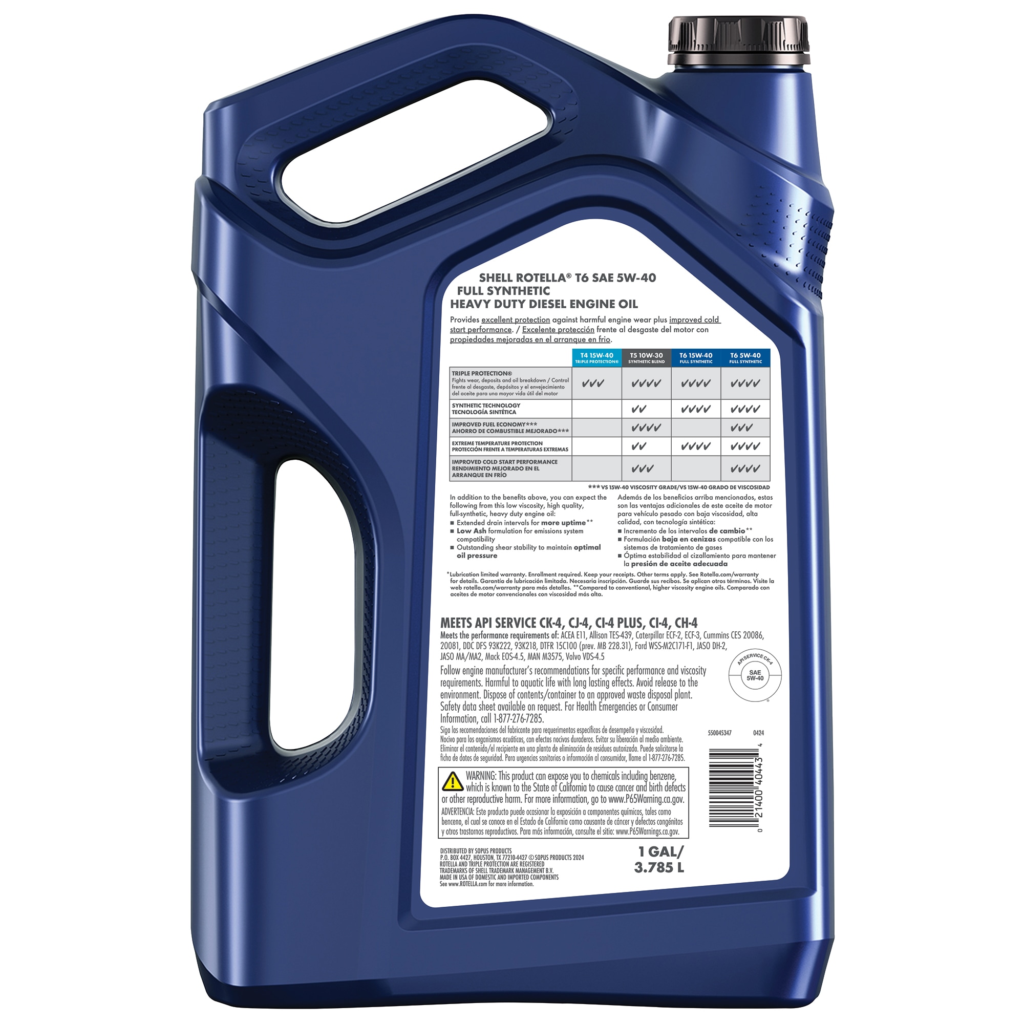 Rotella 550045347 Motor-Oil - View #2
