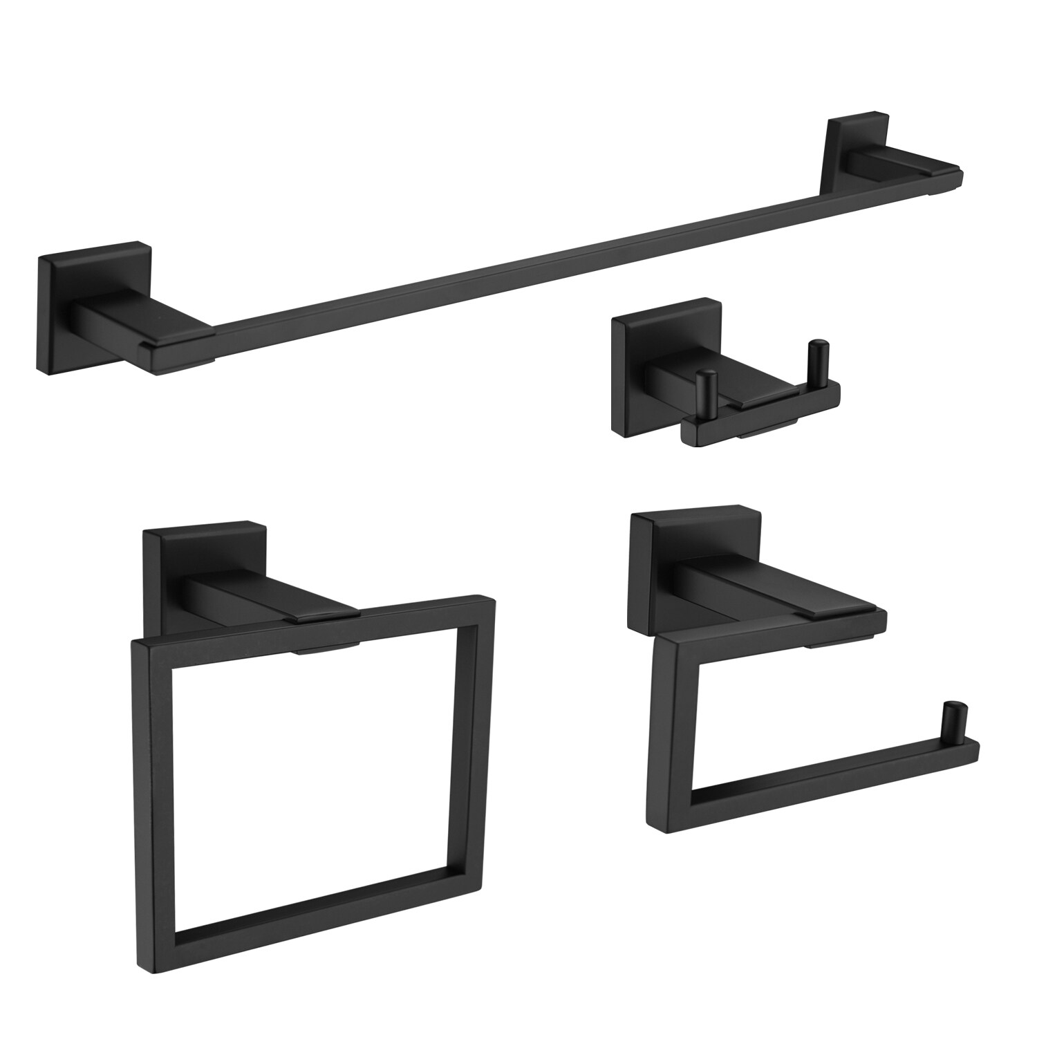 Nestfair SMD5800B Black Stainless steel Bath accessory set
