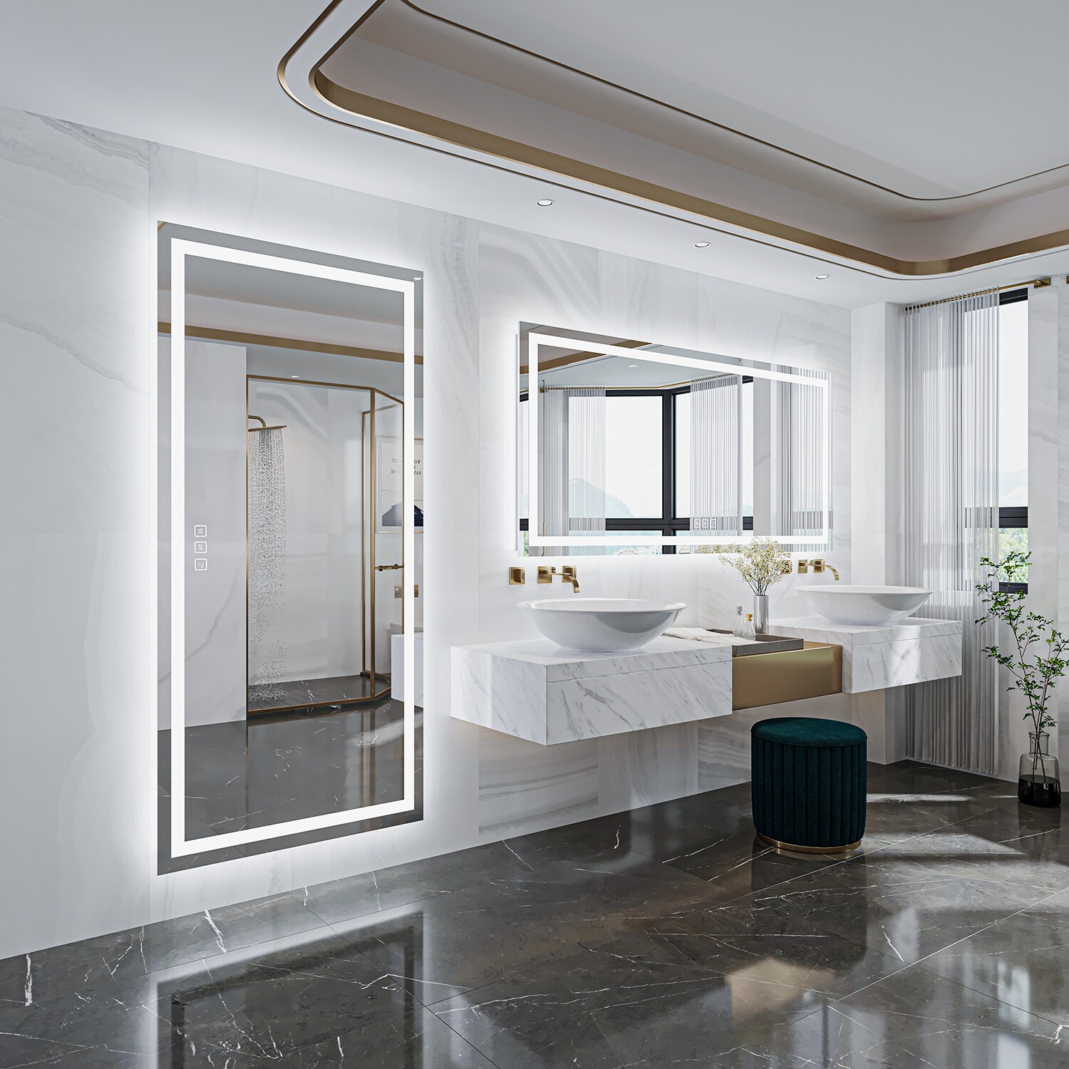 waterpar WPLO-2201 Framed-Bath-Mirrors - View #15