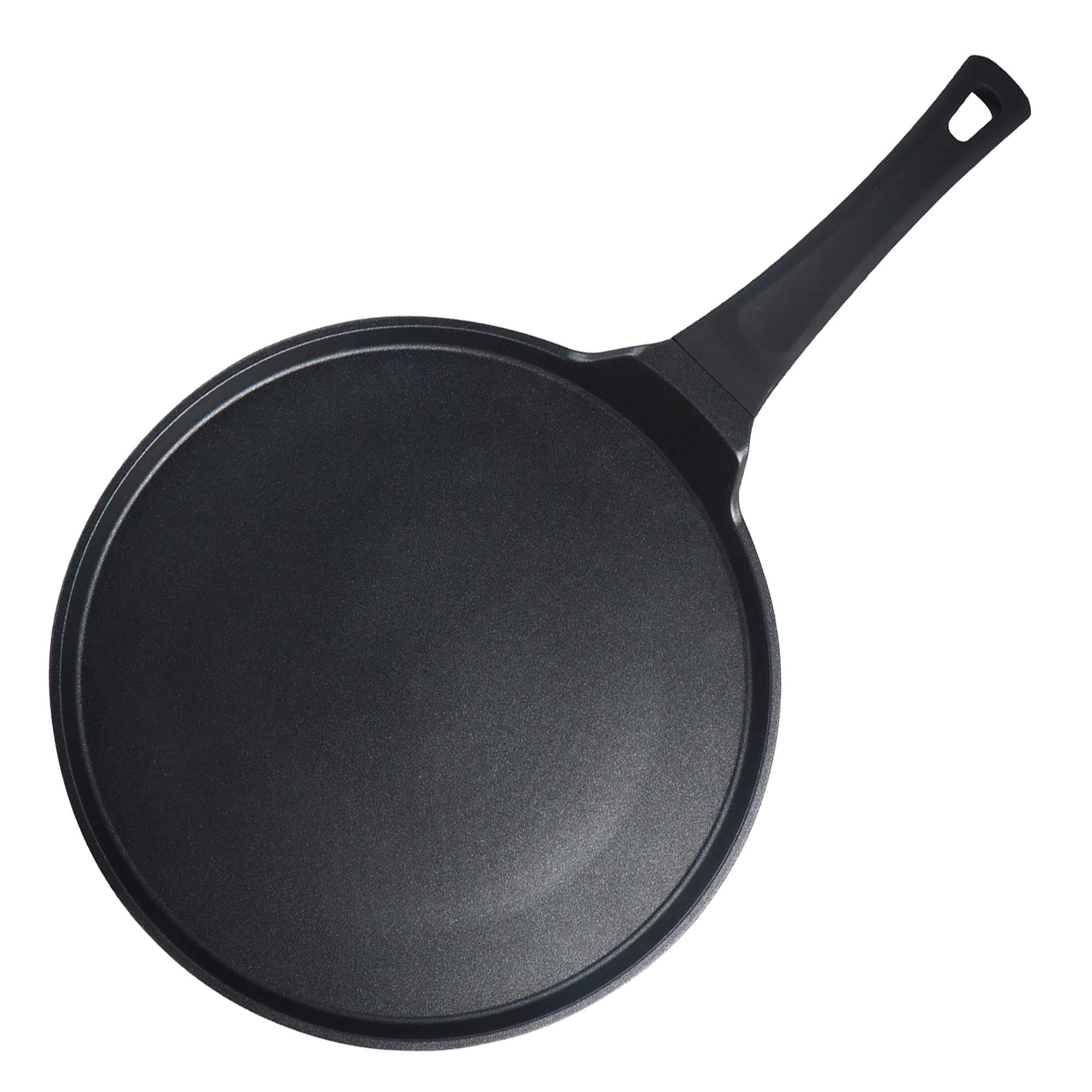 Aoibox Nonstick 12 5 Inch Crepe Pan and Tawa for Roti Pancakes and Tortillas Compatible with Induction Cooktop #LABB6SR3