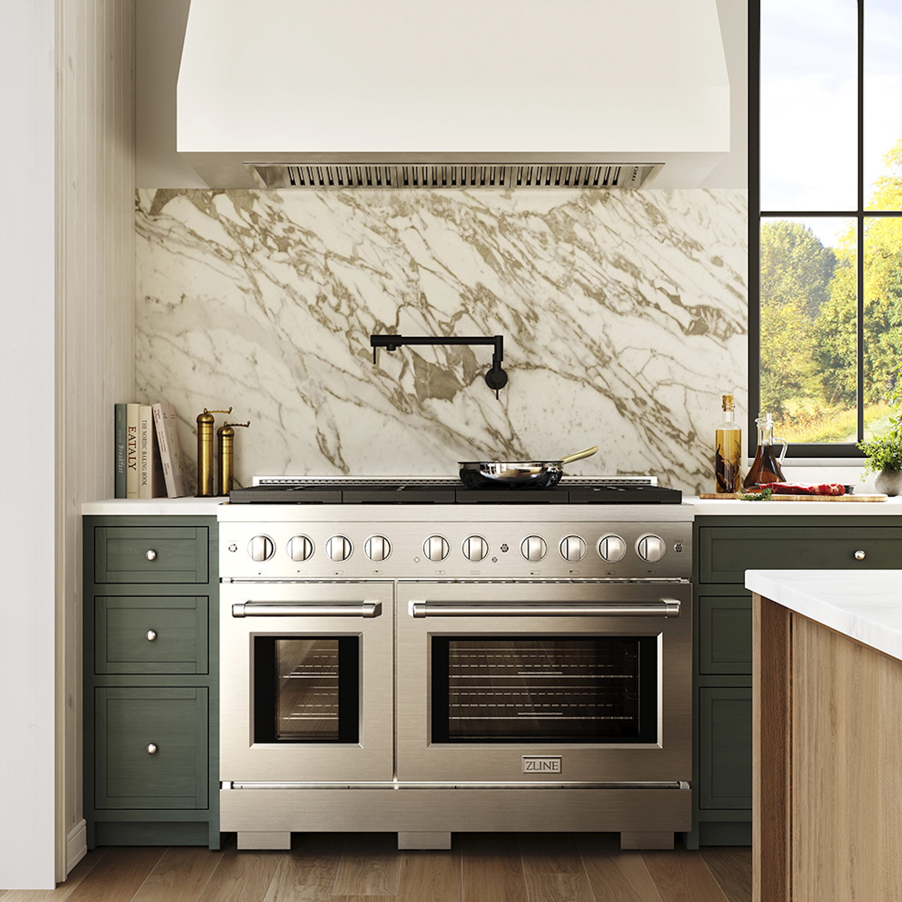 ZLINE KITCHEN & BATH PSGR48 Double-Oven-Gas-Ranges - View #7