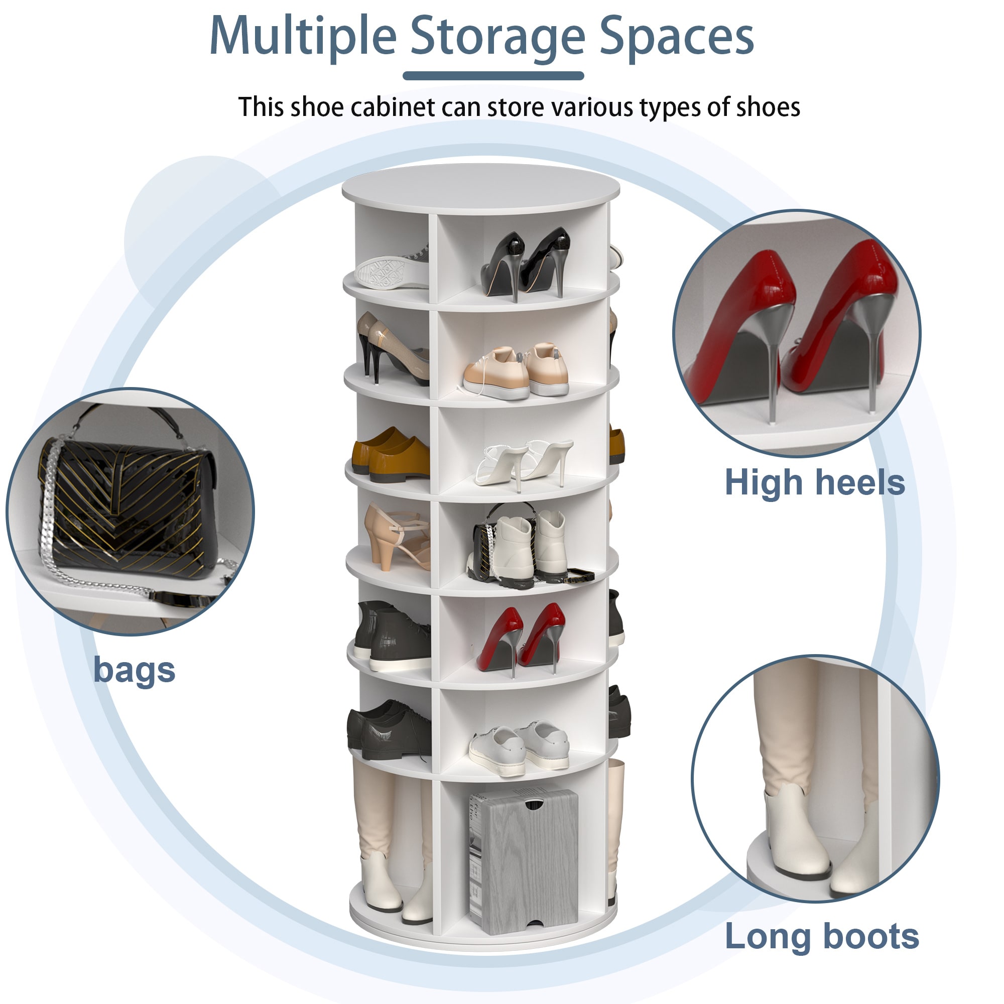 SINOFURN SYC080010BK Shoe-Racks - View #5