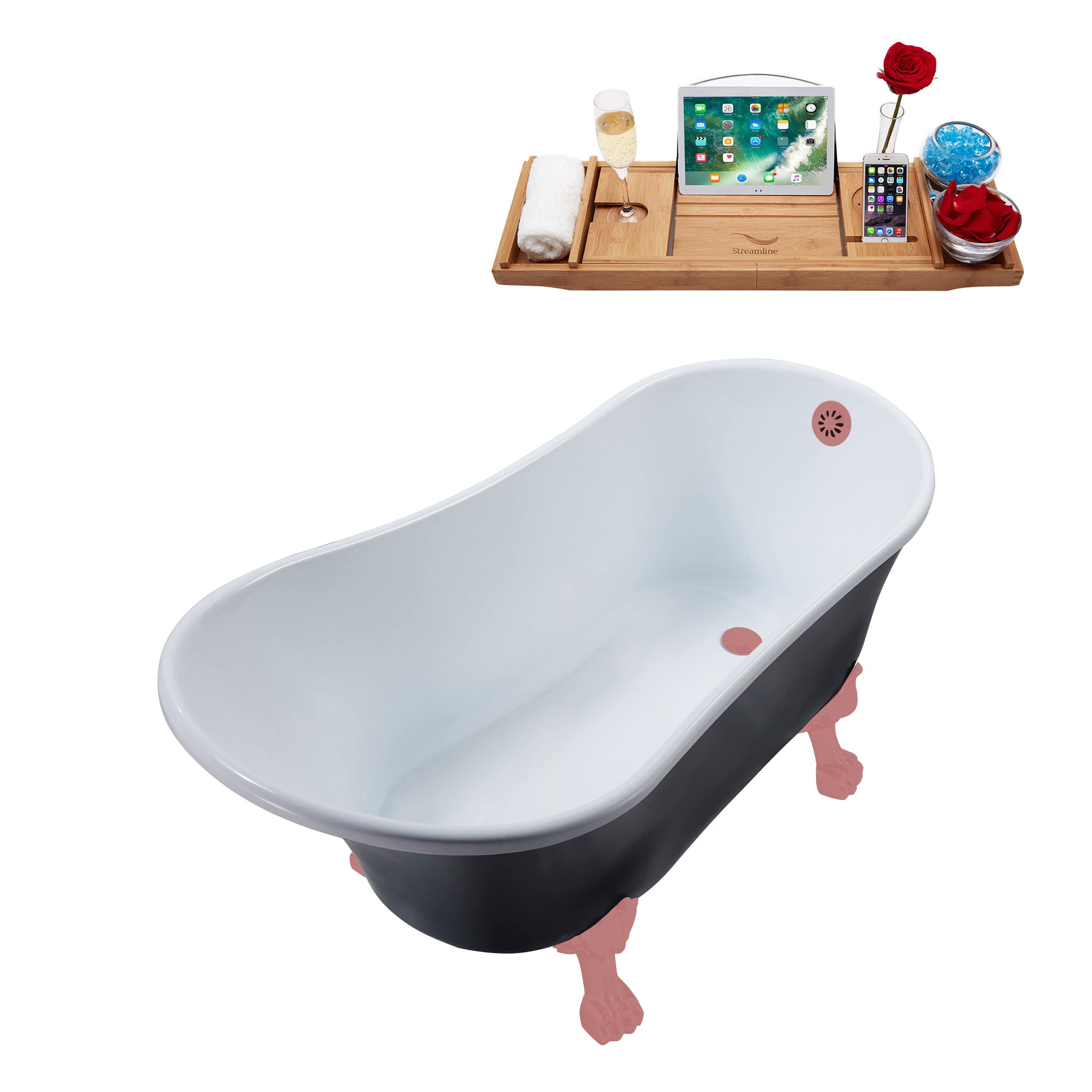 Streamline N357PNK-PNK bathtubs - View #5