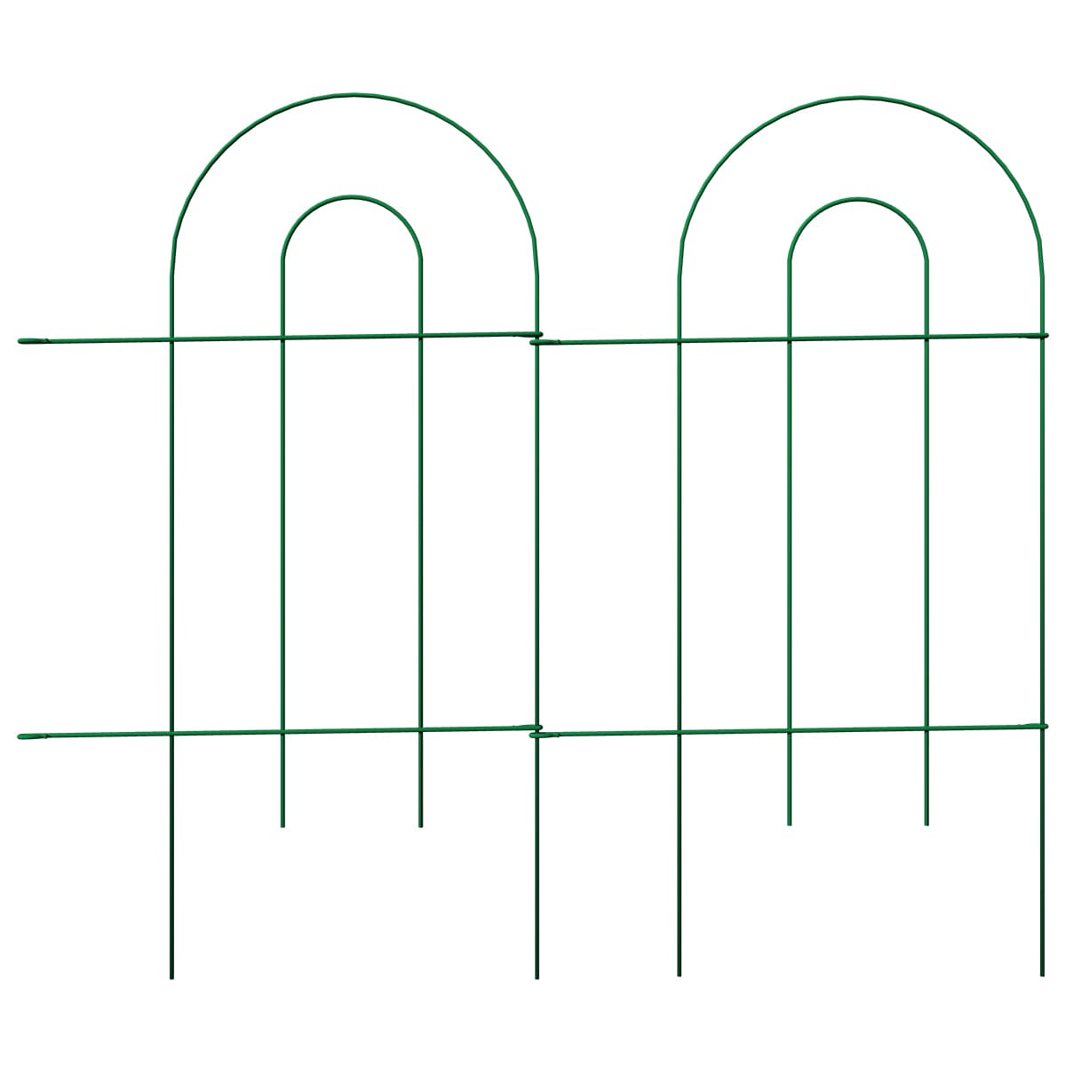 GARDEN CRAFT 043210S 0.25-Inches x 120-Inches x 32-Inches Green Metal Steel Border fencing