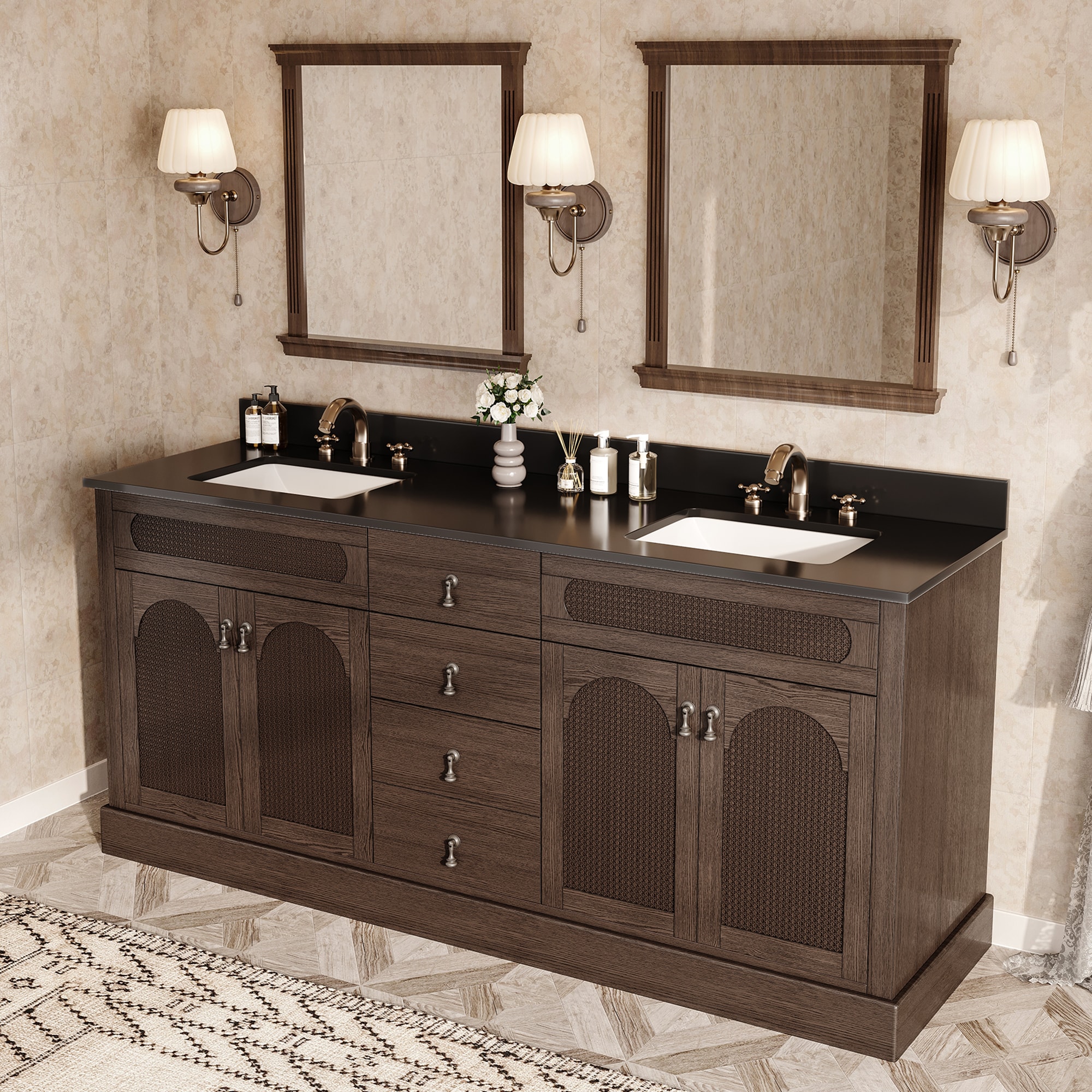VOUA SAF-DXDRZJ7-GY Bath-Vanity-Combo - View #4