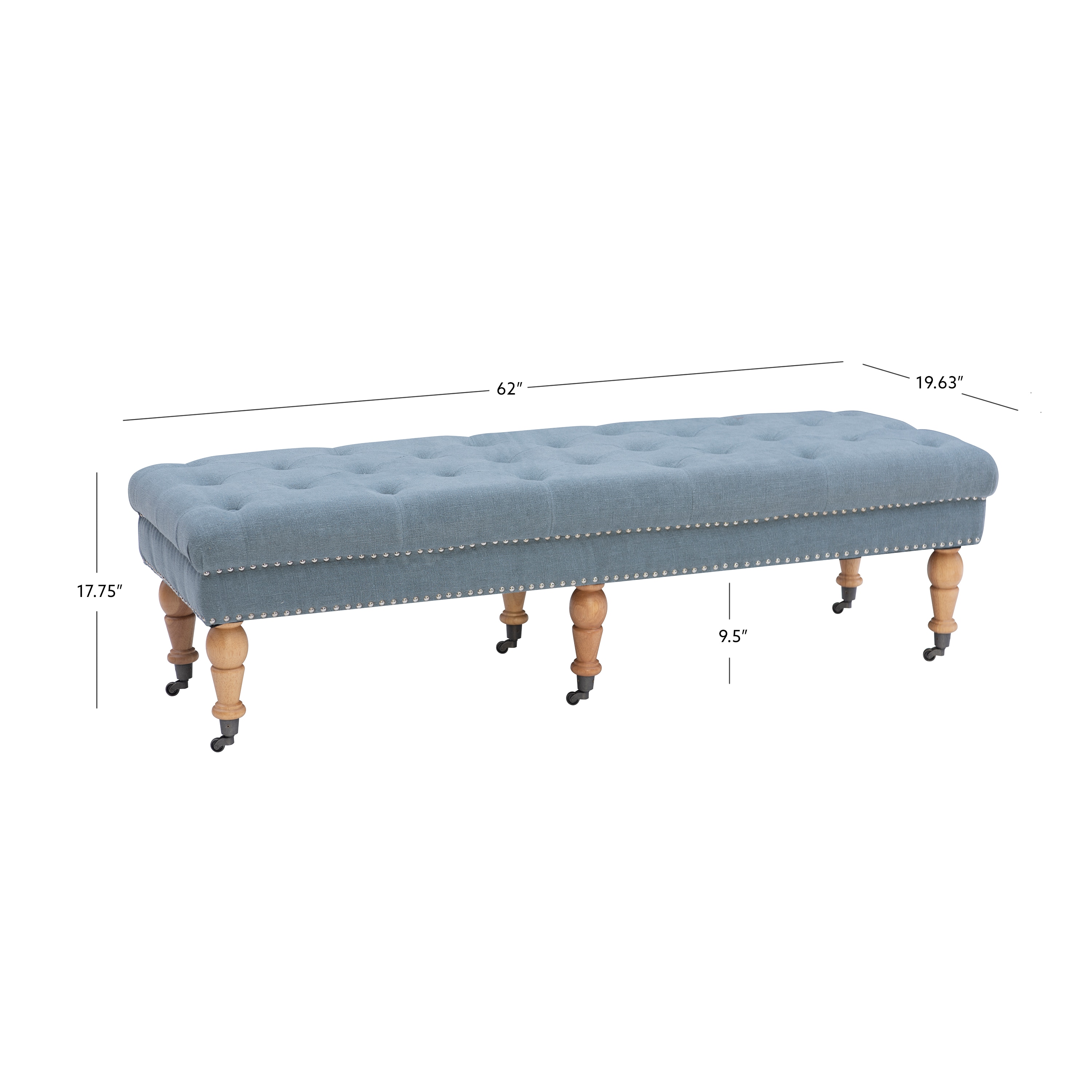 Linon 368254BLU01U bench - View #7